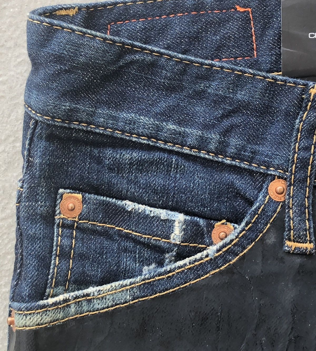 Dsquared2 Dsquared2 slim-fit denim half black painted Size US 30 / EU 46 - 6 Thumbnail