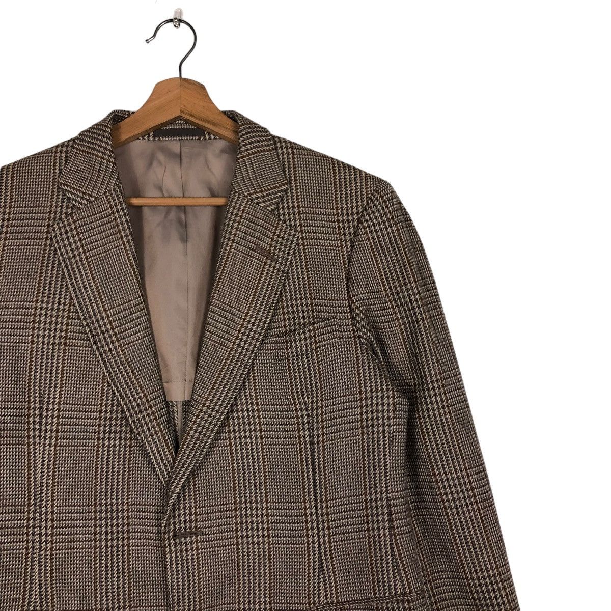 Burberry 🔥VINTAGE BURBERRYS NOVA CHECK WOOL JACKET DOUBLE COLLAR Size US M / EU 48-50 / 2 - 8 Thumbnail