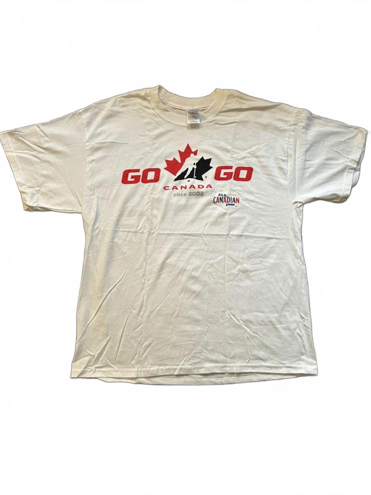 Vintage 2002 “Go Canada Go” Molson Canadian Hockey T-Shirt
