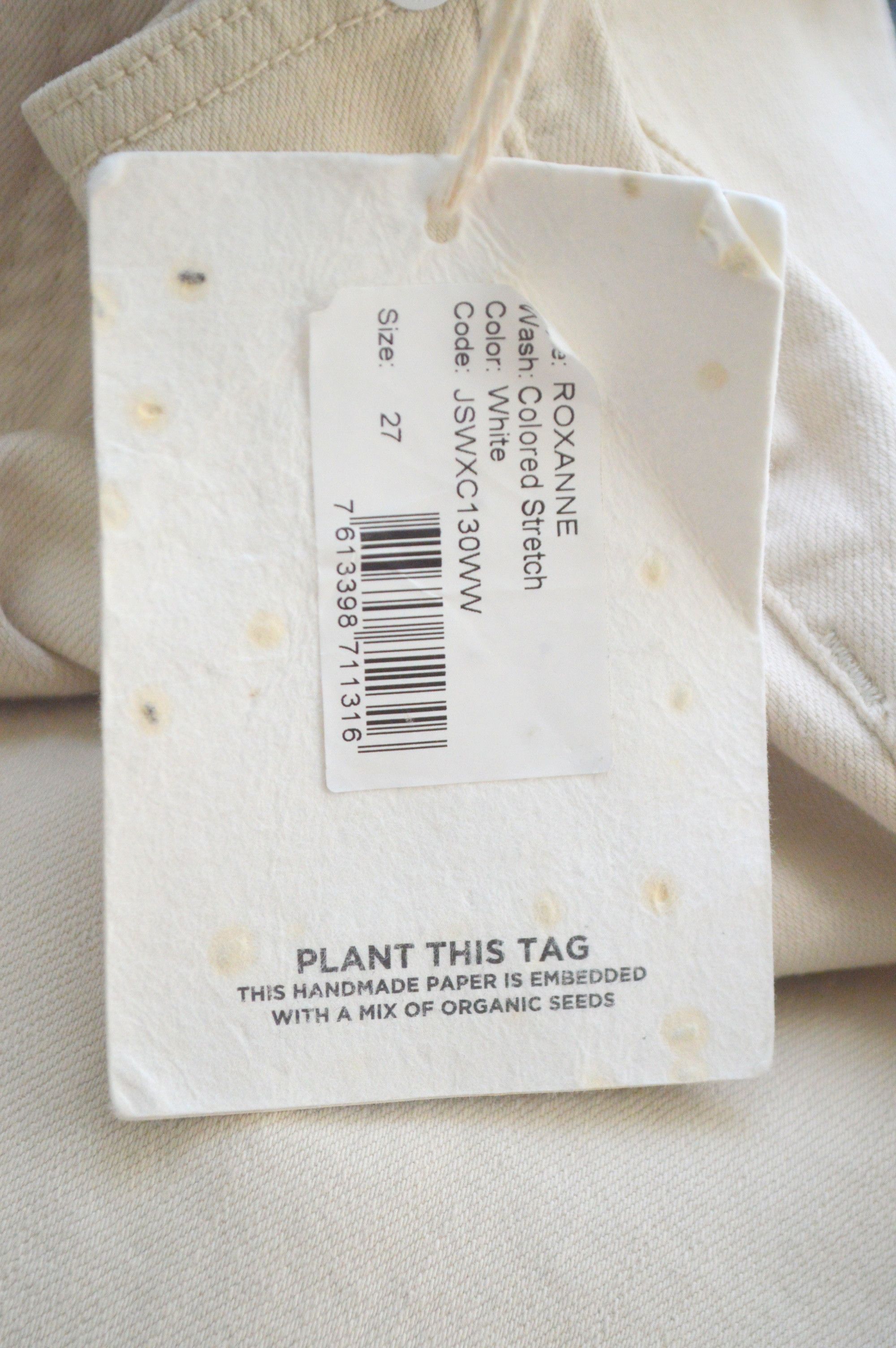 7 For All Mankind 7 for All Mankind NEW Light Beige Jeans, 27 Premium Size 27" / US 4 / IT 40 - 5 Thumbnail