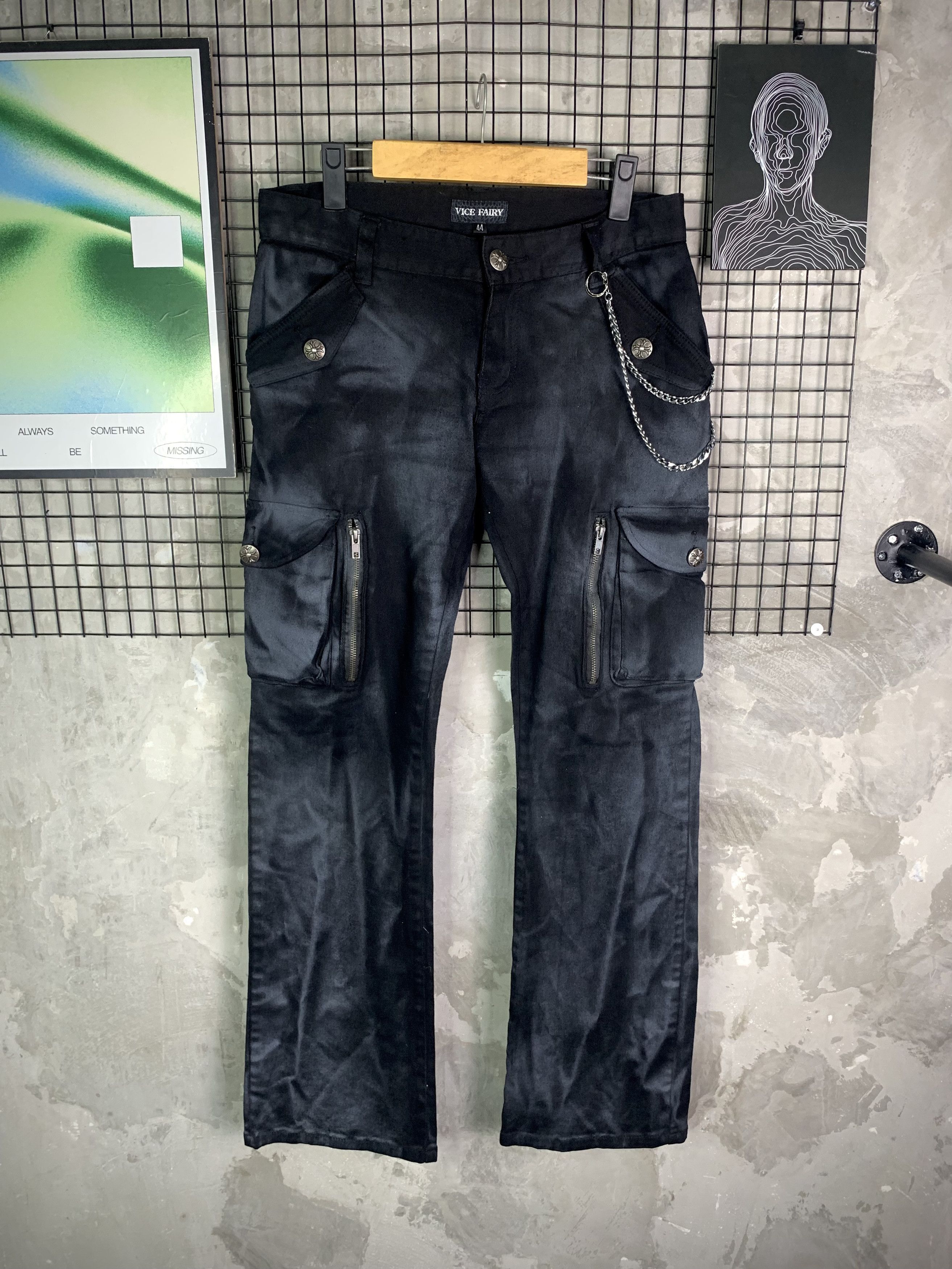 Japanese Brand Vice Fairy Multi Pocket Utility Cargo Pants Gorpcore Size US 28 / EU 44 - 1 Thumbnail