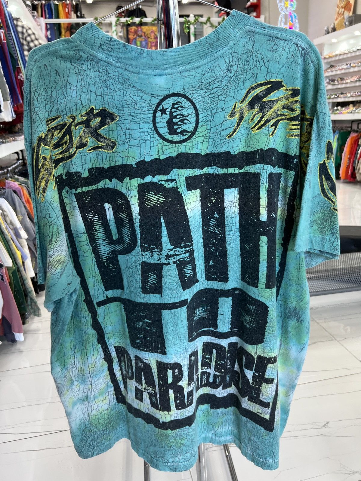 HELLSTAR Zombie Green Tie Dye Tee Size US XL / EU 56 / 4 - 2 Thumbnail