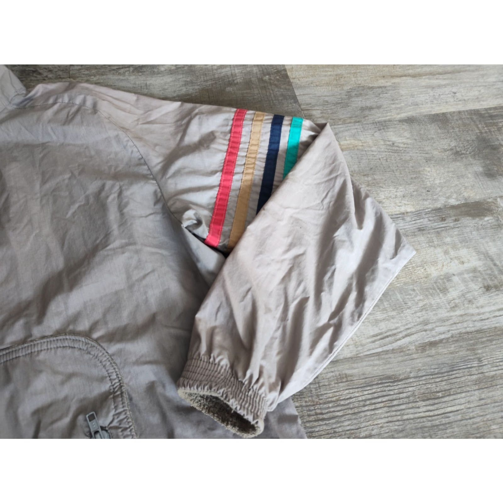 Vintage Vintage Frank Shorter Men's Waterproof Rain Jacket L Nylon Striped Outdoor 80s Sports Size US L / EU 52-54 / 3 - 2 Thumbnail
