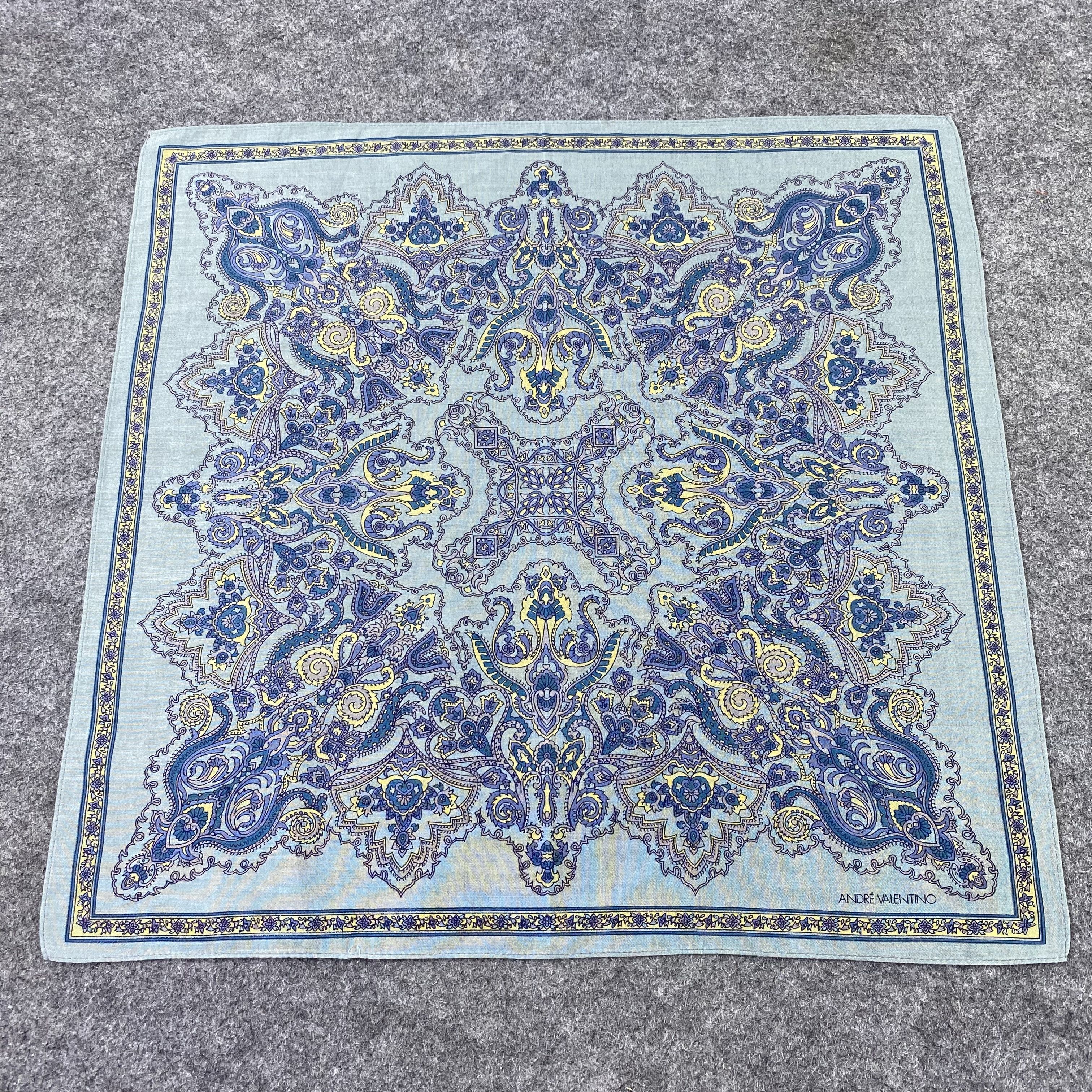 Designer Andre Valentino Handkerchief / Bandana / Neckerchief-B1435 Size ONE SIZE - 3 Thumbnail