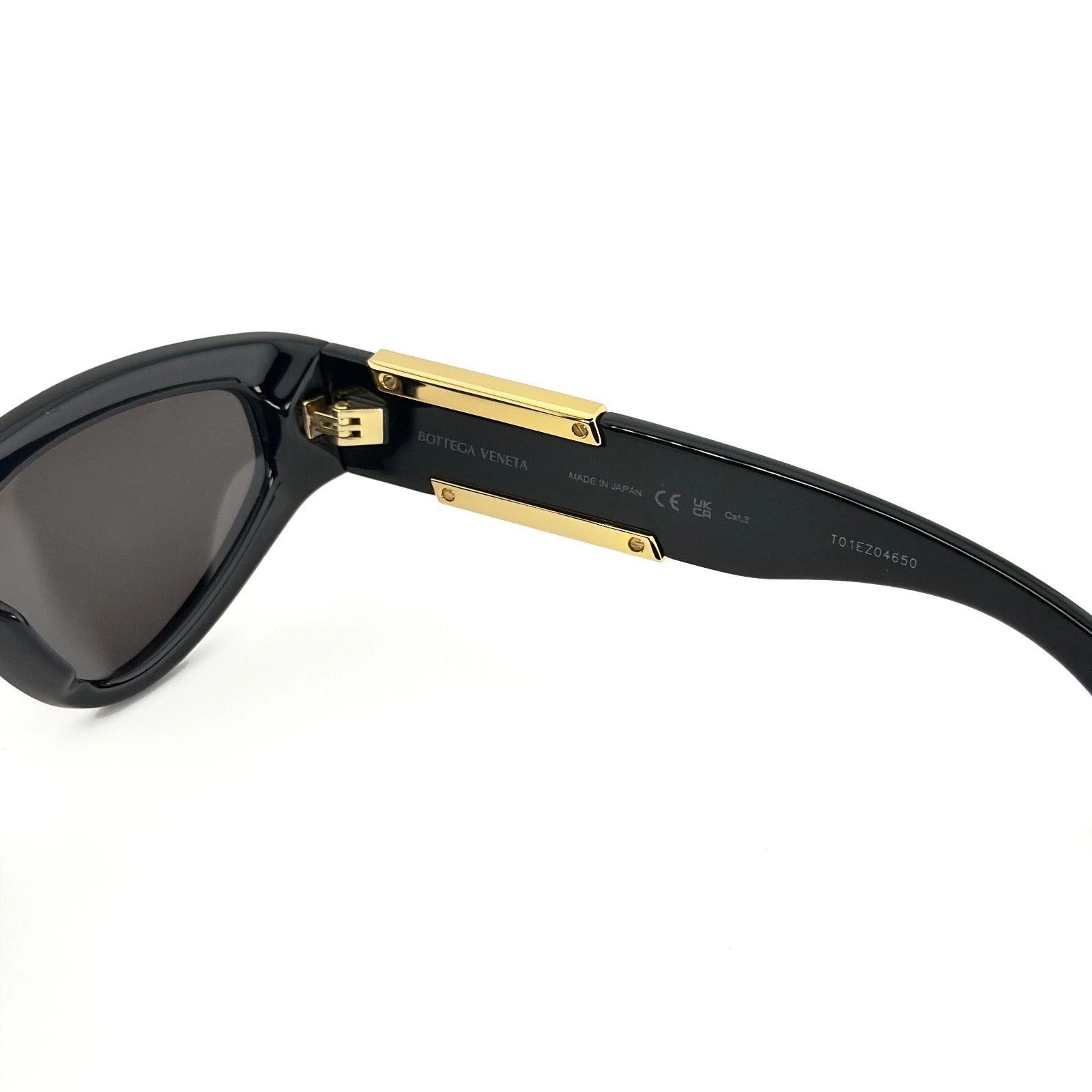 Bottega Veneta BOTTEGA VENETA 1407 BV1407S DASH CAT Black Sunglass 001 Size ONE SIZE - 7 Thumbnail