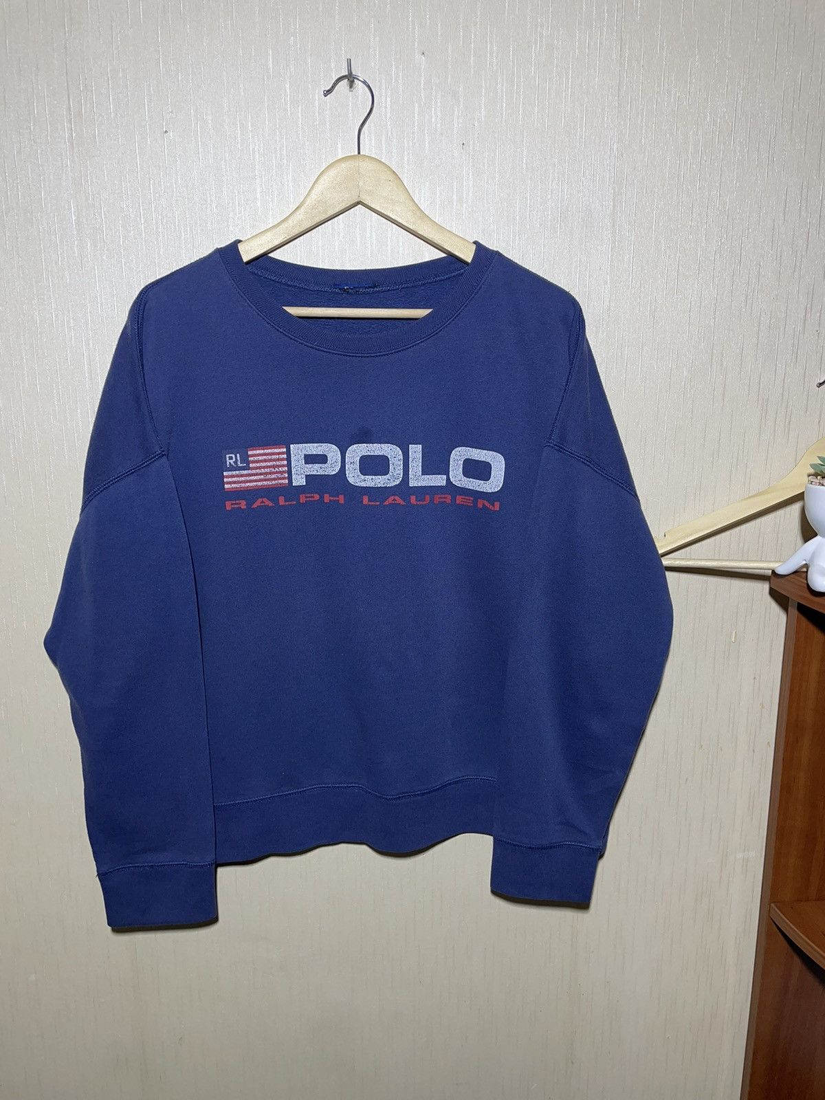 Polo Ralph Lauren × Vintage Polo Ralph Lauren USA vintage sweatshirt Size XL / US 12-14 / IT 48-50 - 1 Thumbnail