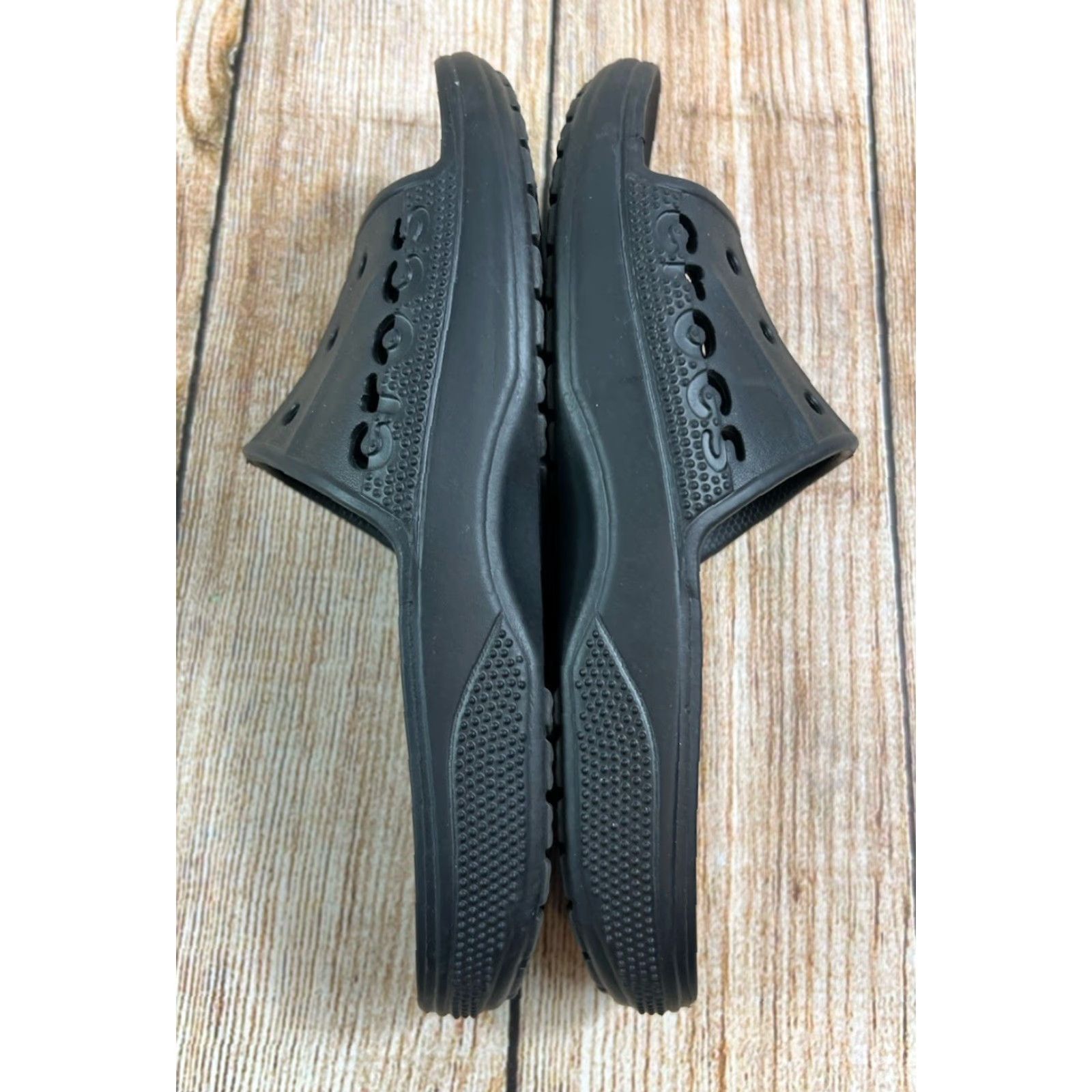 Crocs Crocs Sandal Slip On Black Mens Size 6 Women’s 8 Waterproof Rubber Open Toe Slide Casual Iconic Comfort Baya II Size US 6 / IT 36 - 4 Thumbnail