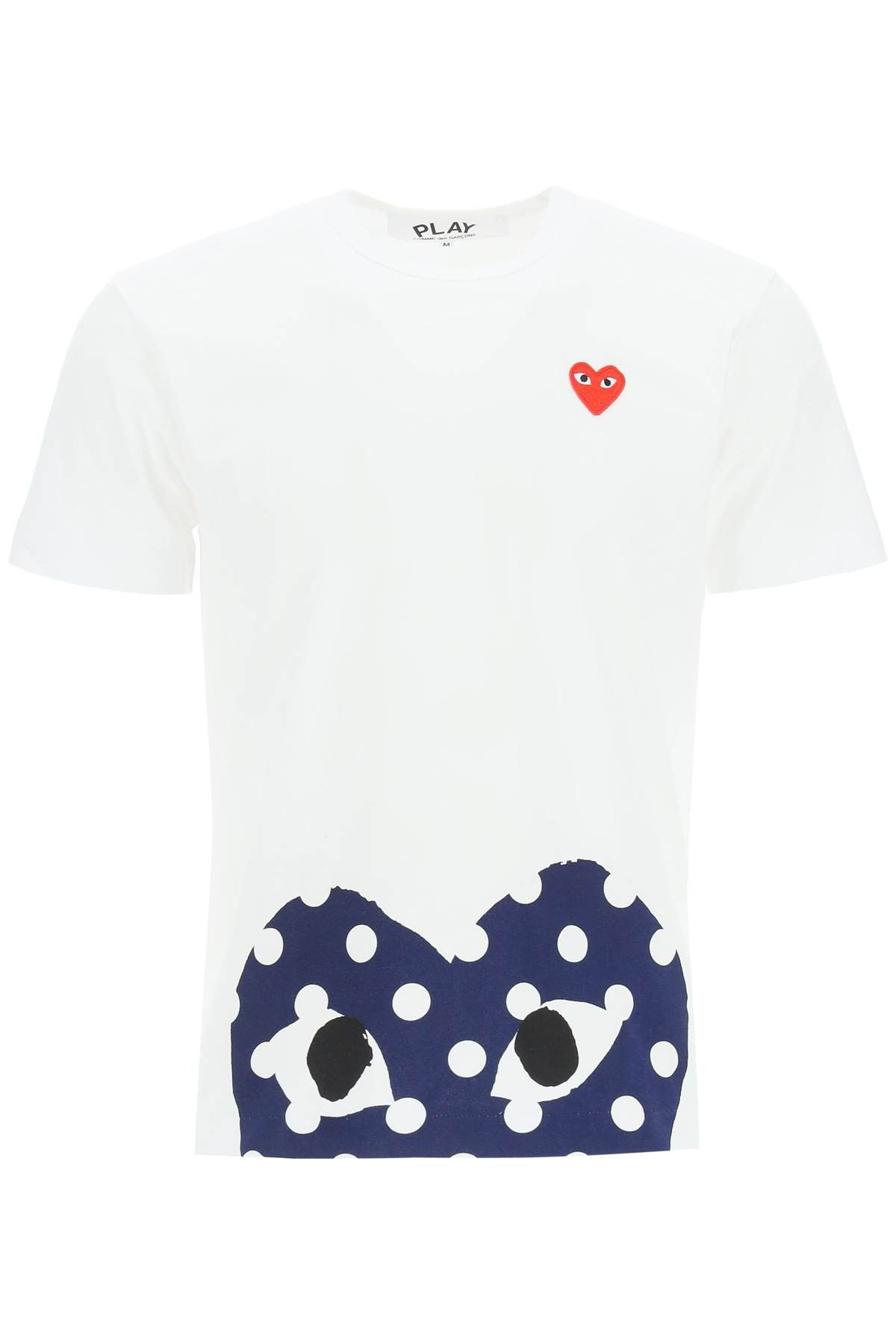 Comme Des Garcons Play Heart Polka Dot T-Shirt