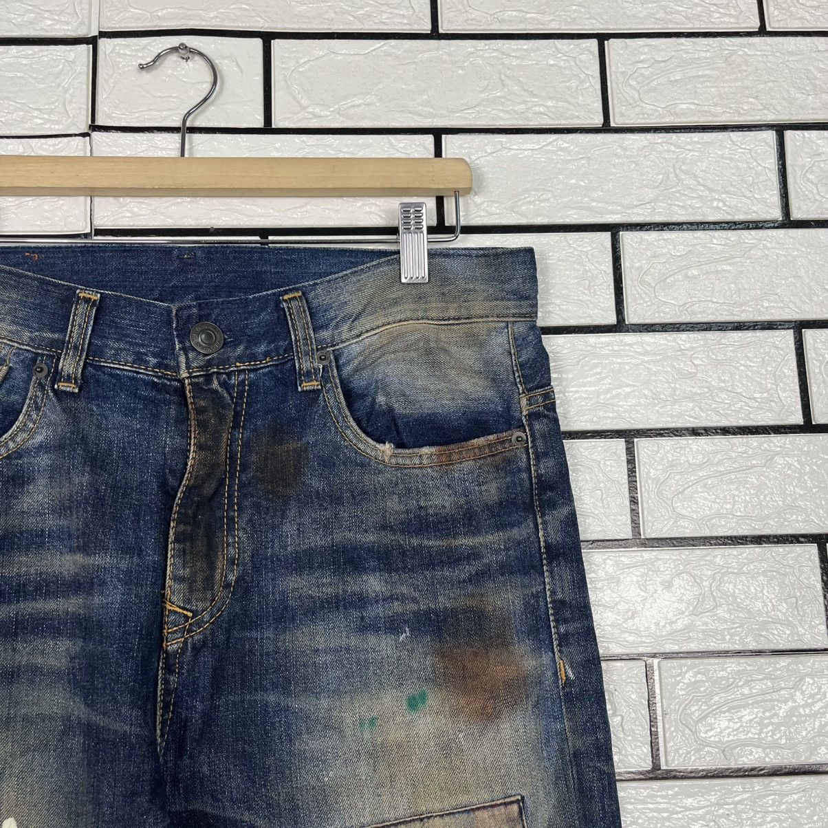 Black Label Vintage Black Label Patchwork Avant Garde Denim Size US 32 / EU 48 - 5 Thumbnail