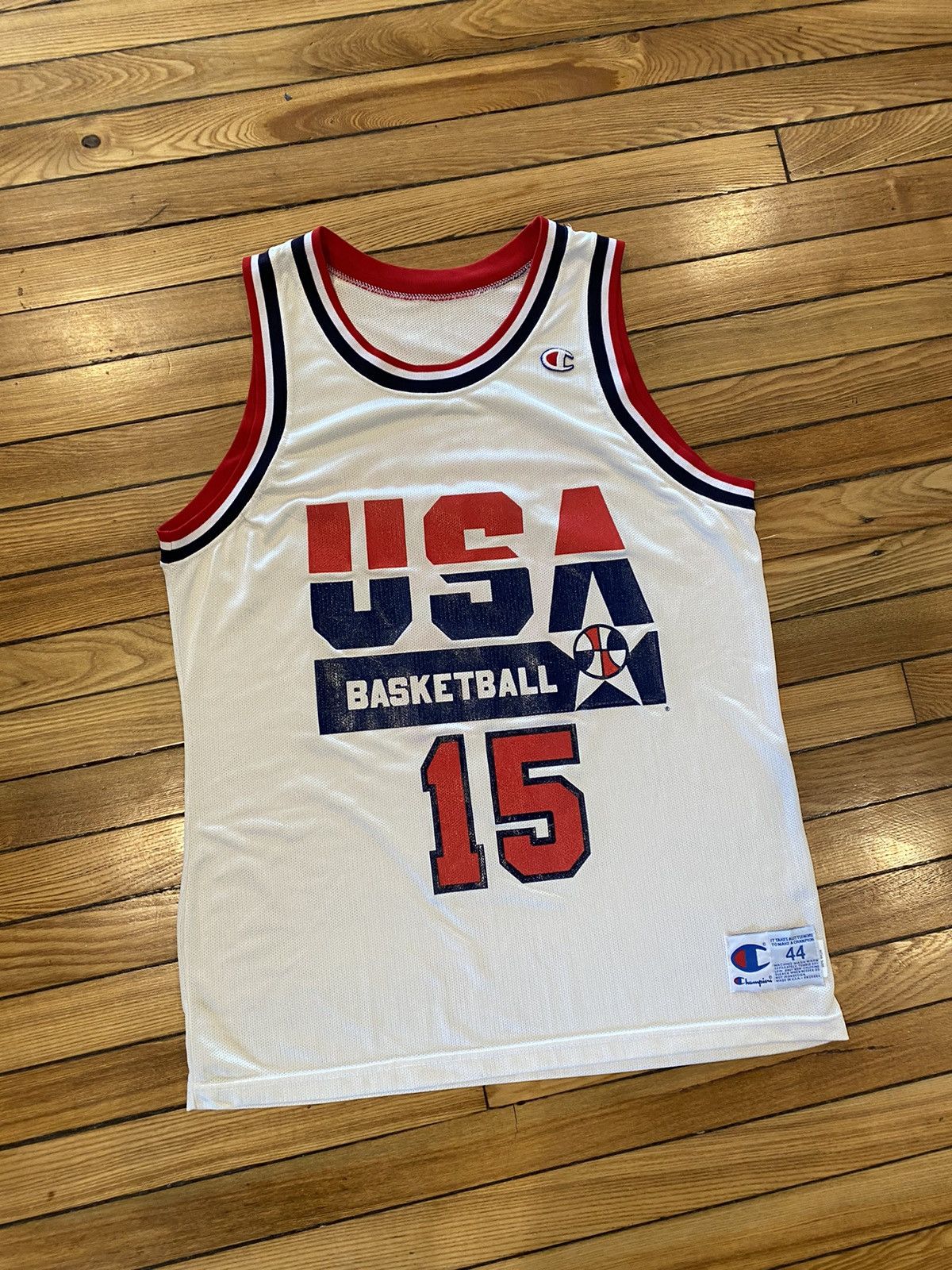 Champion Magic Johnson NBA dream team Jersey 🇺🇸 Size US L / EU 52-54 / 3 - 1 Thumbnail