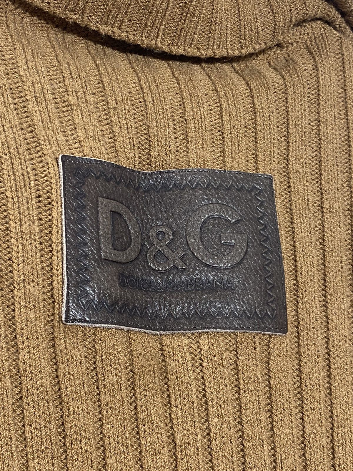 Designer × Dolce & Gabbana × Vintage Dolce & Gabbana zip sweater Brown Y2K vintage Size US M / EU 48-50 / 2 - 6 Thumbnail