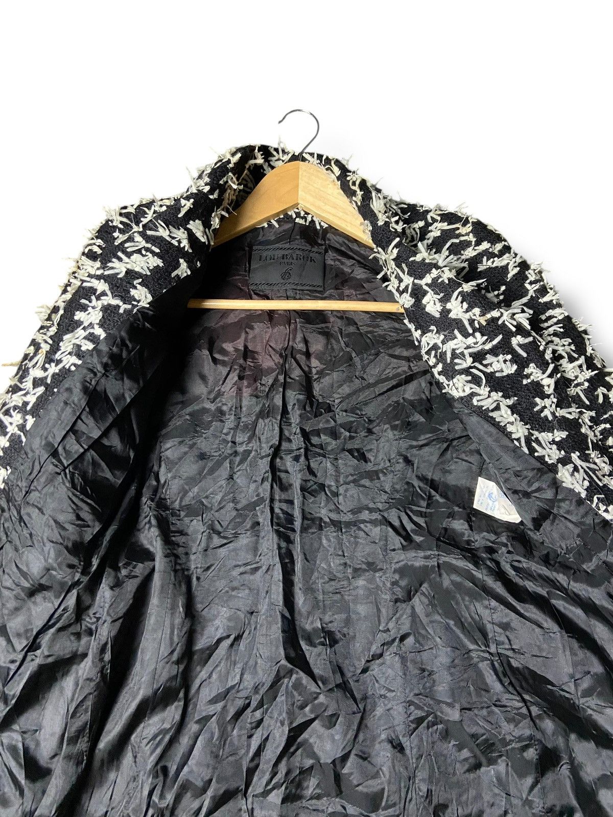 Japanese Brand LOU BAROK PARIS Rare Wool-Laine Coat (140) Size US XXS / EU 40 - 3 Thumbnail