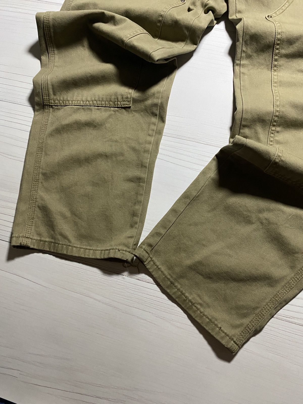 Carhartt × Vintage Vintage Carhartt cargo leather logo baggy fit y2k pants Size US 34 / EU 50 - 12 Thumbnail