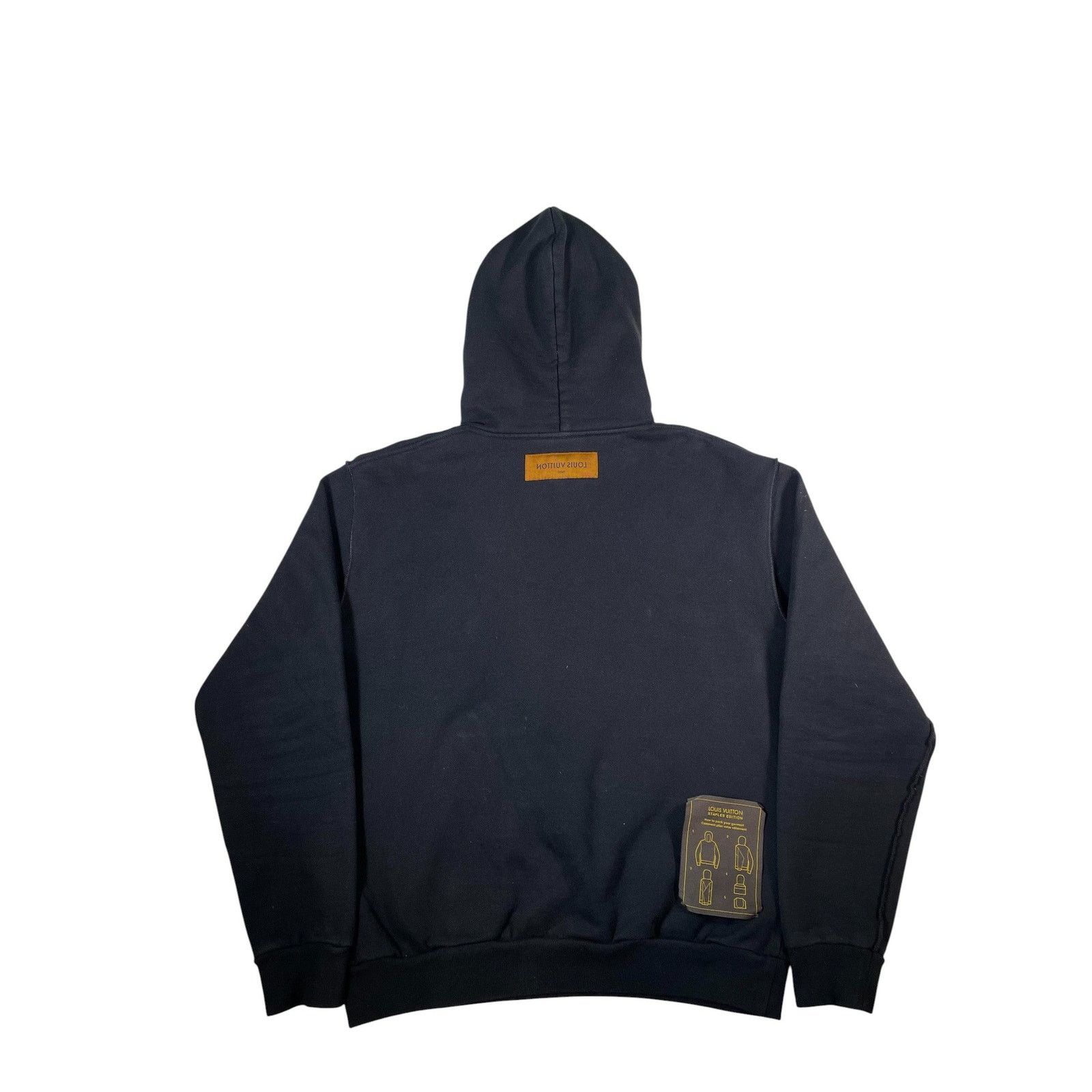 Louis Vuitton Louis Vuitton 'Staple Edition' Black Hoodie Size US M / EU 48-50 / 2 - 2 Thumbnail