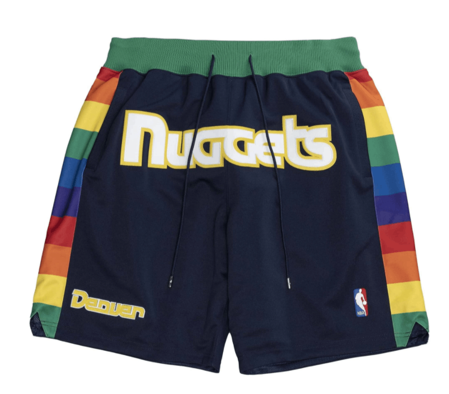 Just Don Just Don Denver Nuggets Mitchell & Ness NBA Shorts Size US 32 / EU 48 - 2 Thumbnail