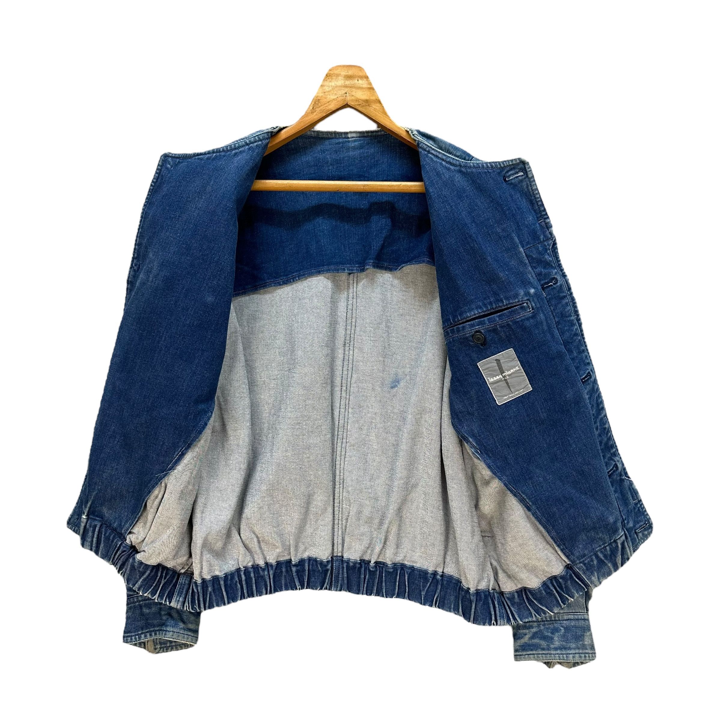 Issey Miyake 90's ISSEY MIYAKE MEN Brush Label Jeans Jacket #1510-A62 Size US M / EU 48-50 / 2 - 10 Thumbnail