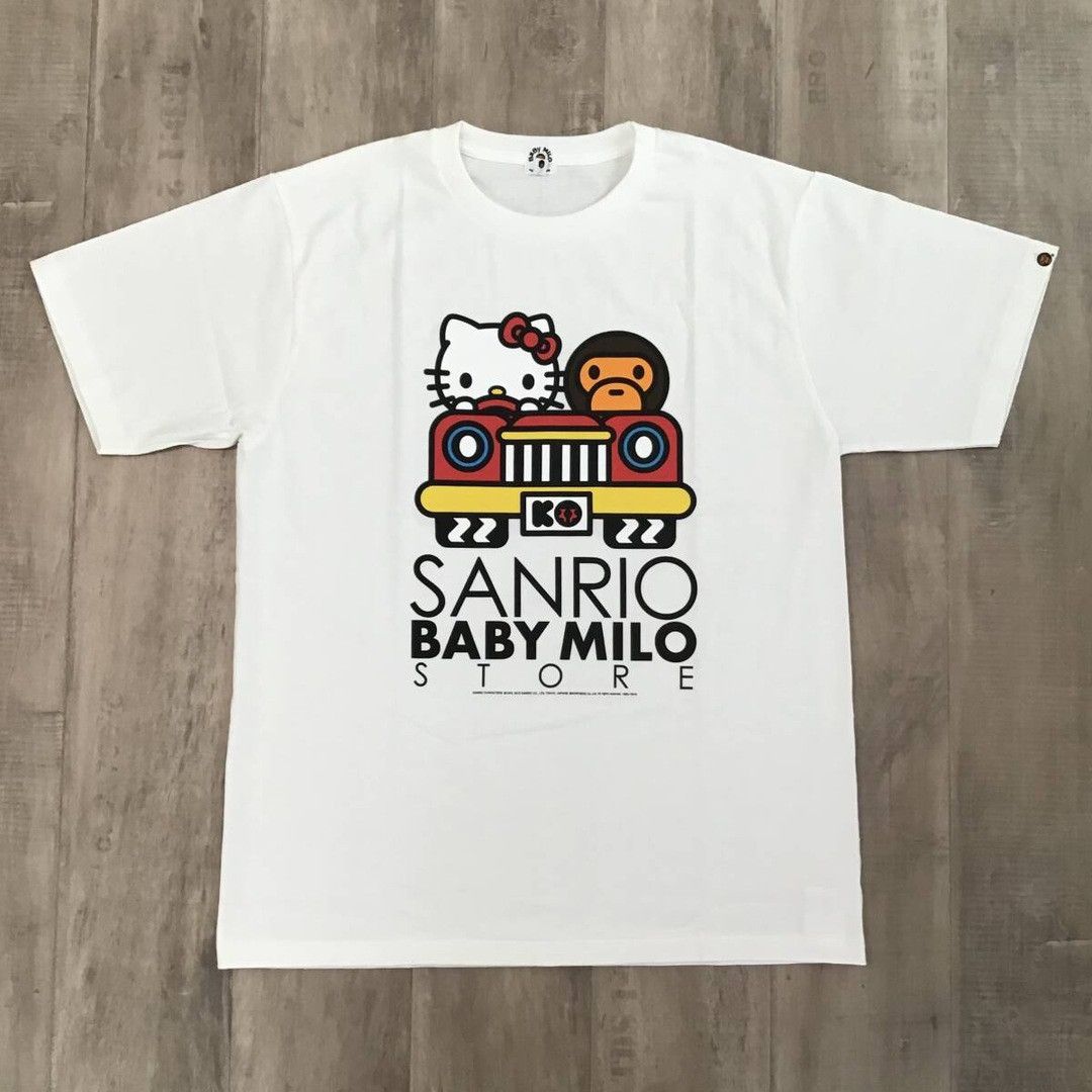 Bape 2010 BAPE × SANRIO Kitty MILO T-shirt a bathing ape NIGO Size US L / EU 52-54 / 3 - 1 Thumbnail