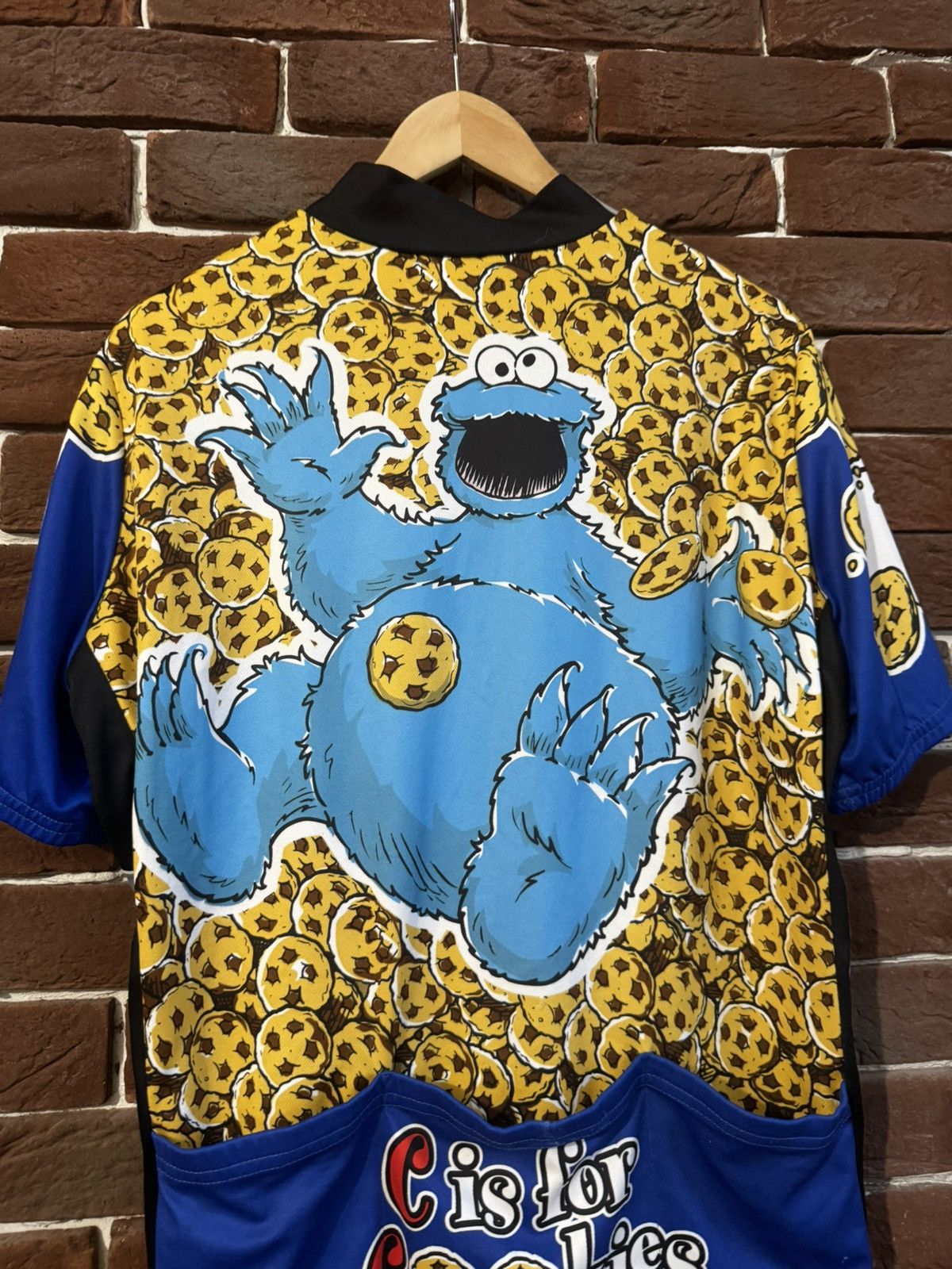 PEARL iZUMi Pearl Izumi Cookie Monster Vintage Bike Jersey Hype Street Size US L / EU 52-54 / 3 - 4 Thumbnail