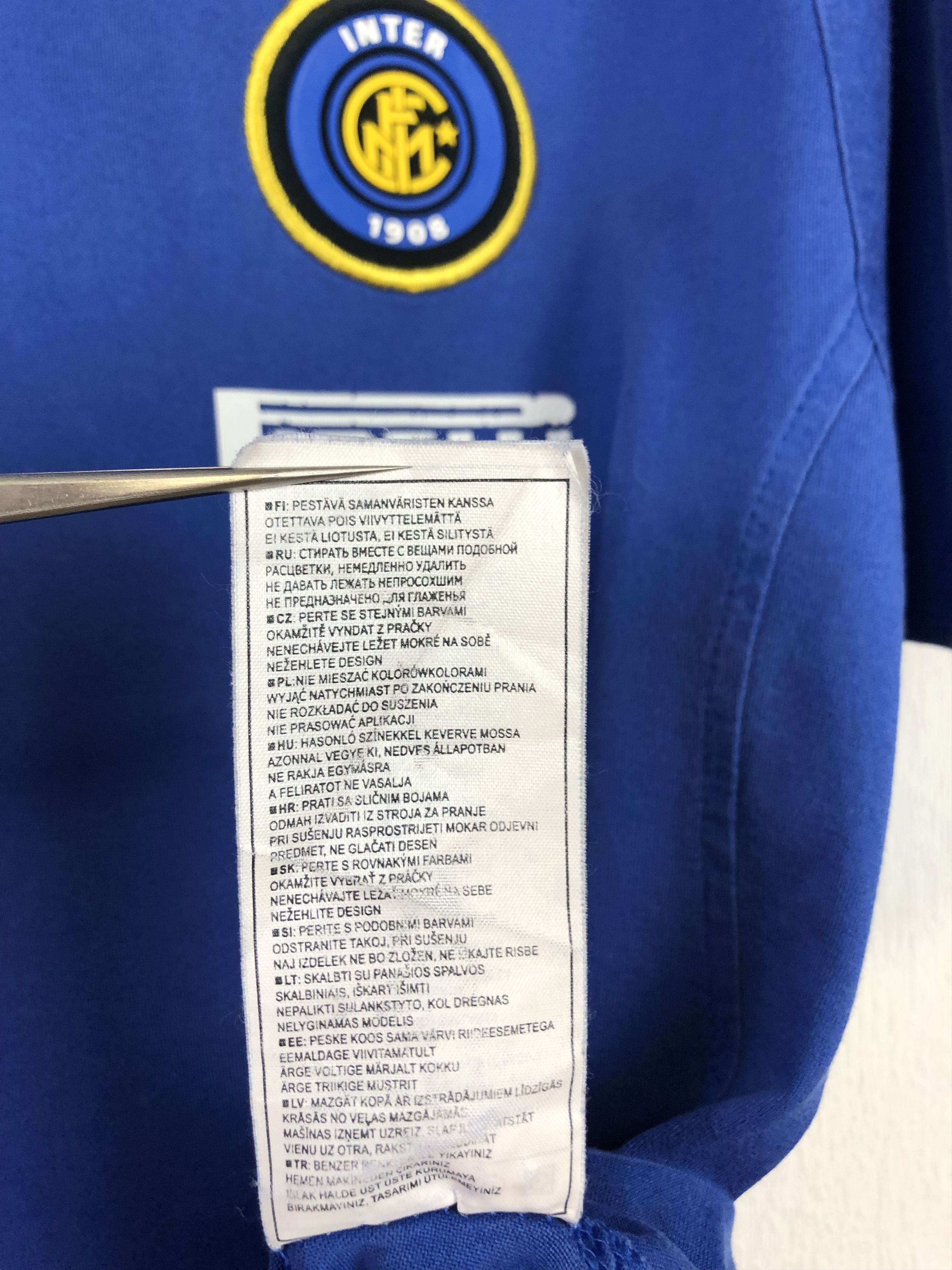 Nike Vintage Internazionale Inter Football Shirt Jersey Rare Size US S / EU 44-46 / 1 - 11 Thumbnail