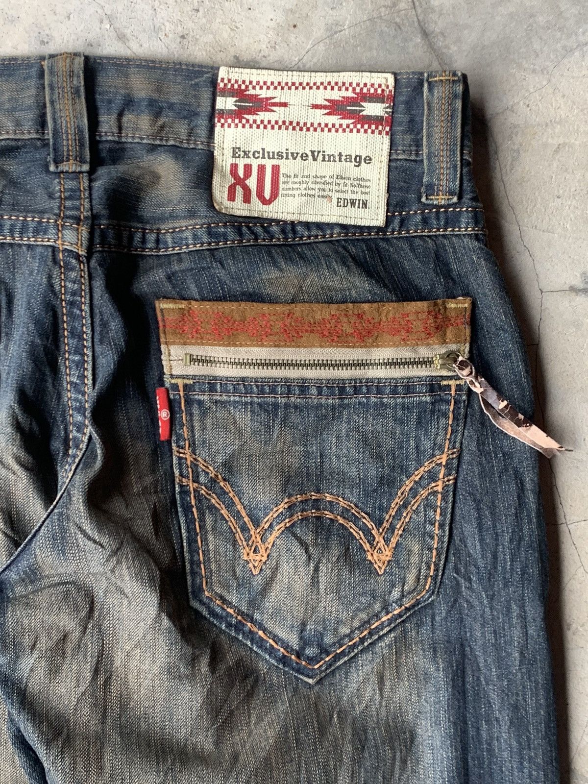 Edwin Edwin exclusive vintage muddy wash denim. Size US 34 / EU 50 - 6 Thumbnail