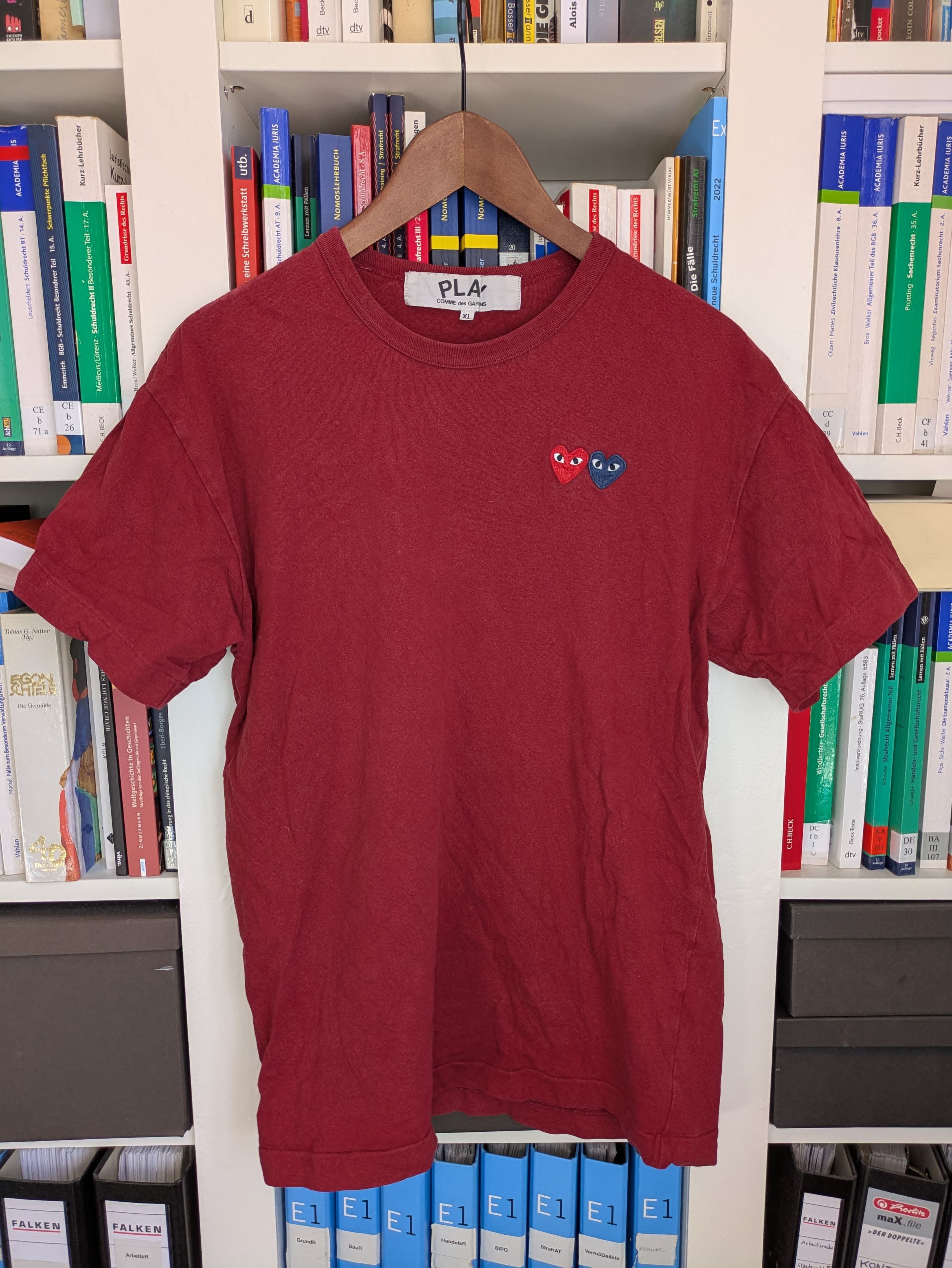 Comme des Garcons PLAY Comme des Garçons Play Double Heart T-Shirt Size US XL / EU 56 / 4 - 1 Thumbnail