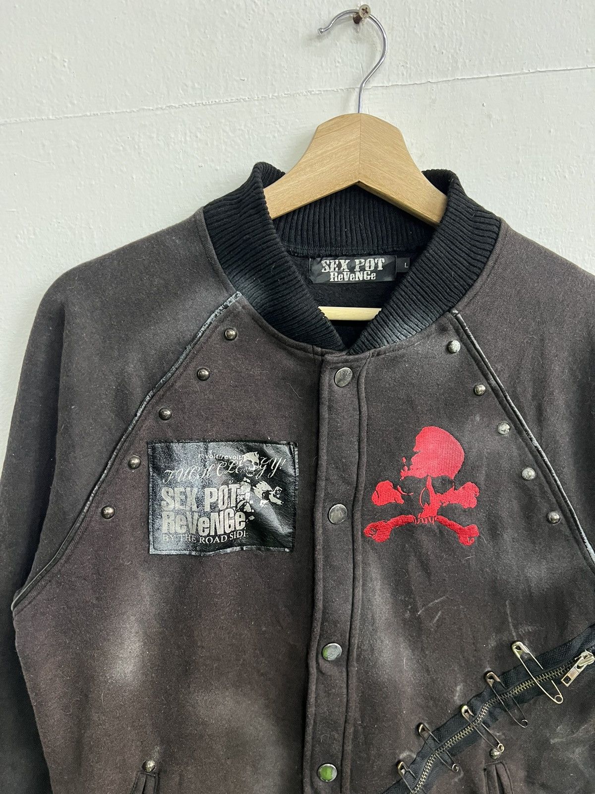 If Six Was Nine Vintage Sex Pot Revenge Trompe L'oeil Skull Sick Punk Style Size US L / EU 52-54 / 3 - 4 Thumbnail