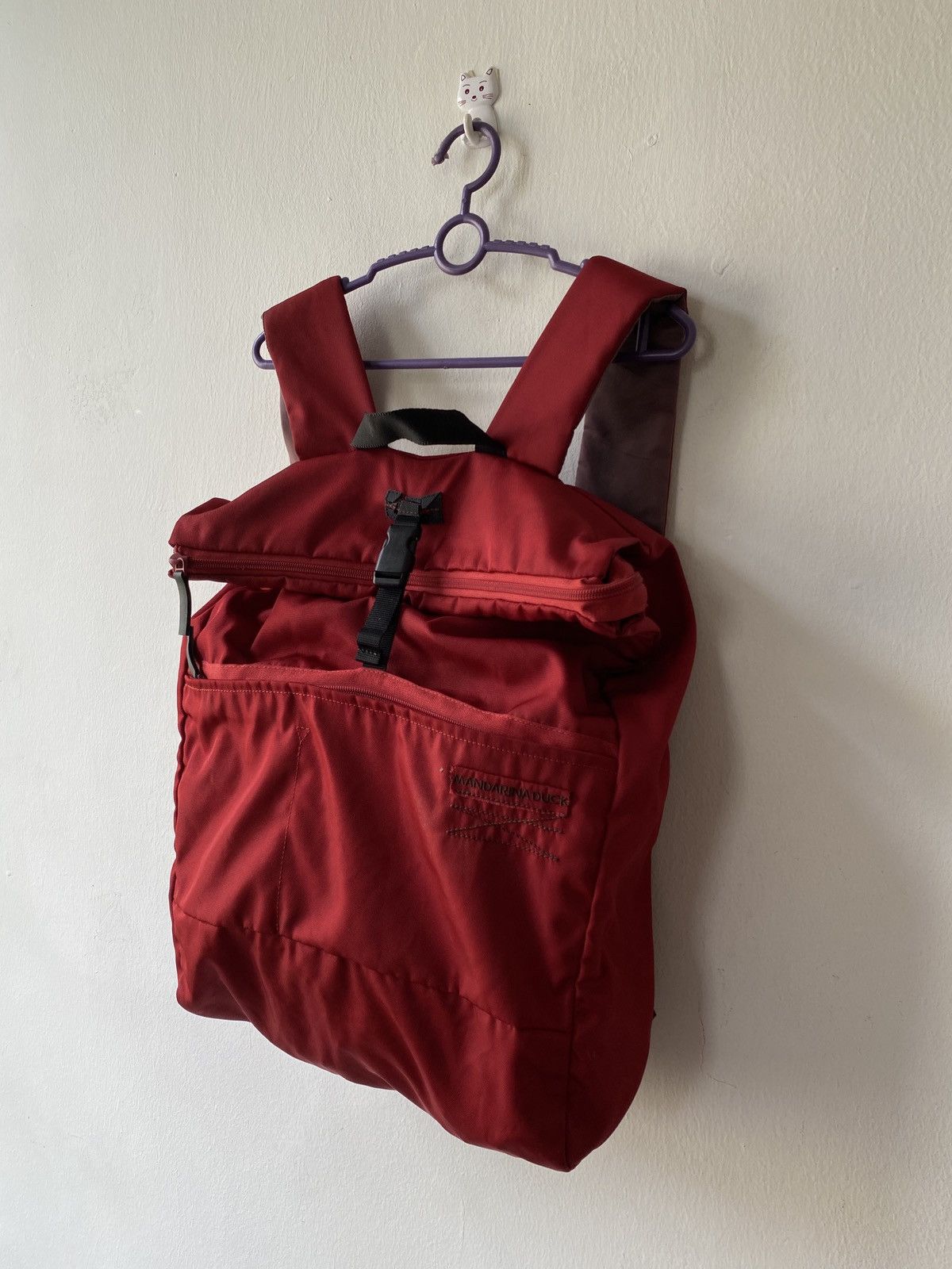 Mandarina Duck 2000s - Mandarina Duck Nylon Canvas Backpack Size ONE SIZE - 3 Thumbnail