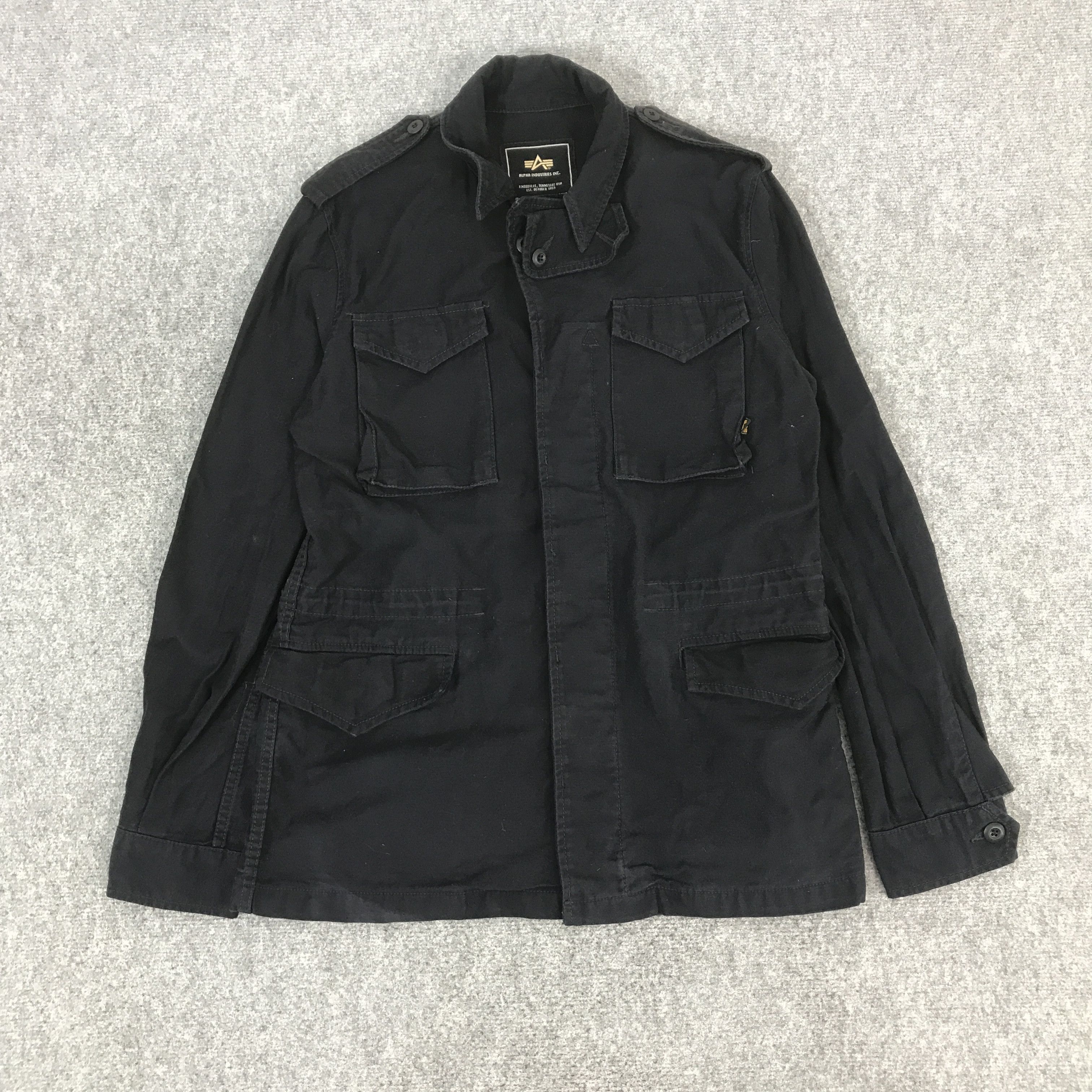 Alpha Industries ALPHA INDUSTRIES MILITARY M65 BUTTON JACKET K68B6 Size US L / EU 52-54 / 3 - 1 Thumbnail