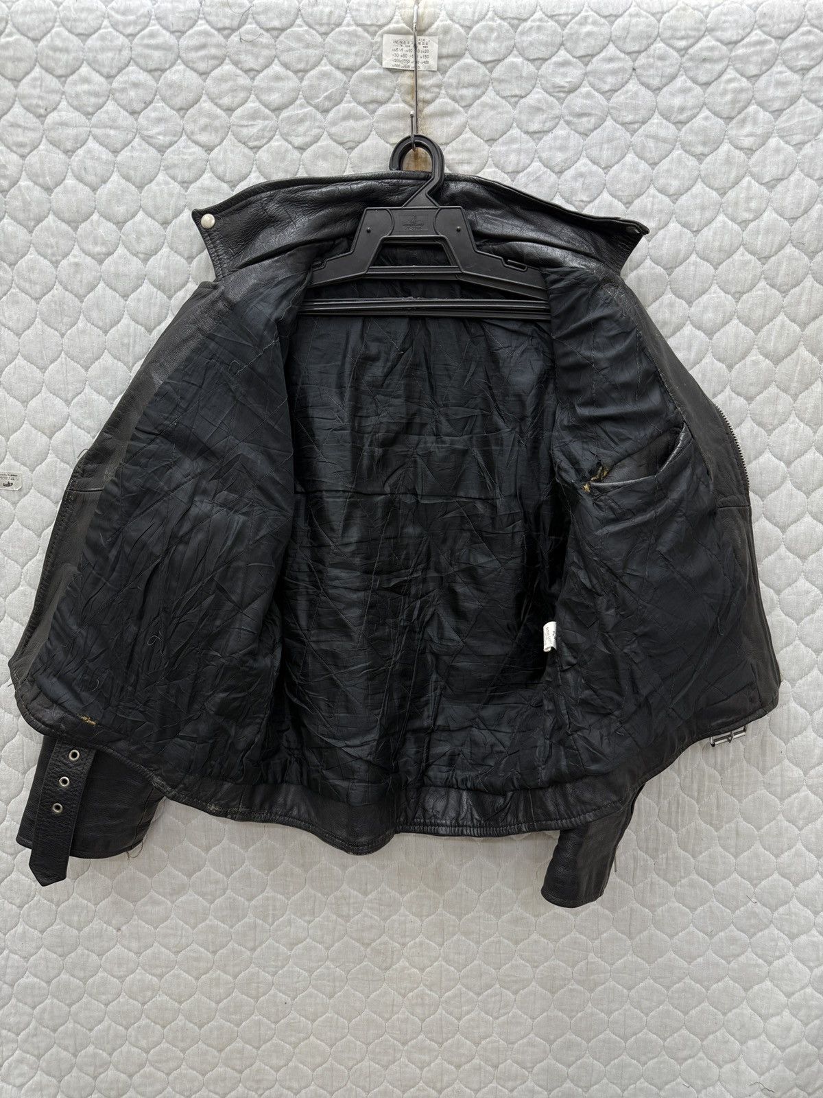 Genuine Leather 🔥🔥🔥ARCHIVE VINTAGE DOUBLE COLLAR LEATHER JACKET Size US M / EU 48-50 / 2 - 7 Thumbnail