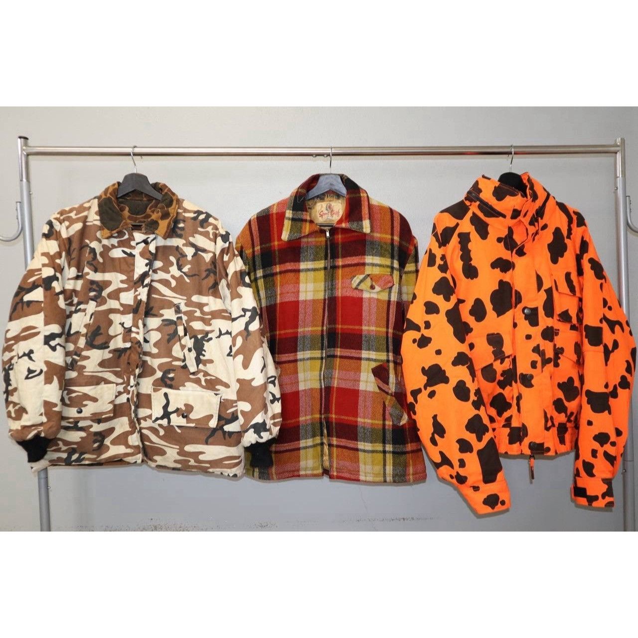 Vintage Vintage Hunting & Army Jacket Lot (9) Camo Field Reversible Size US XL / EU 56 / 4 - 4 Thumbnail