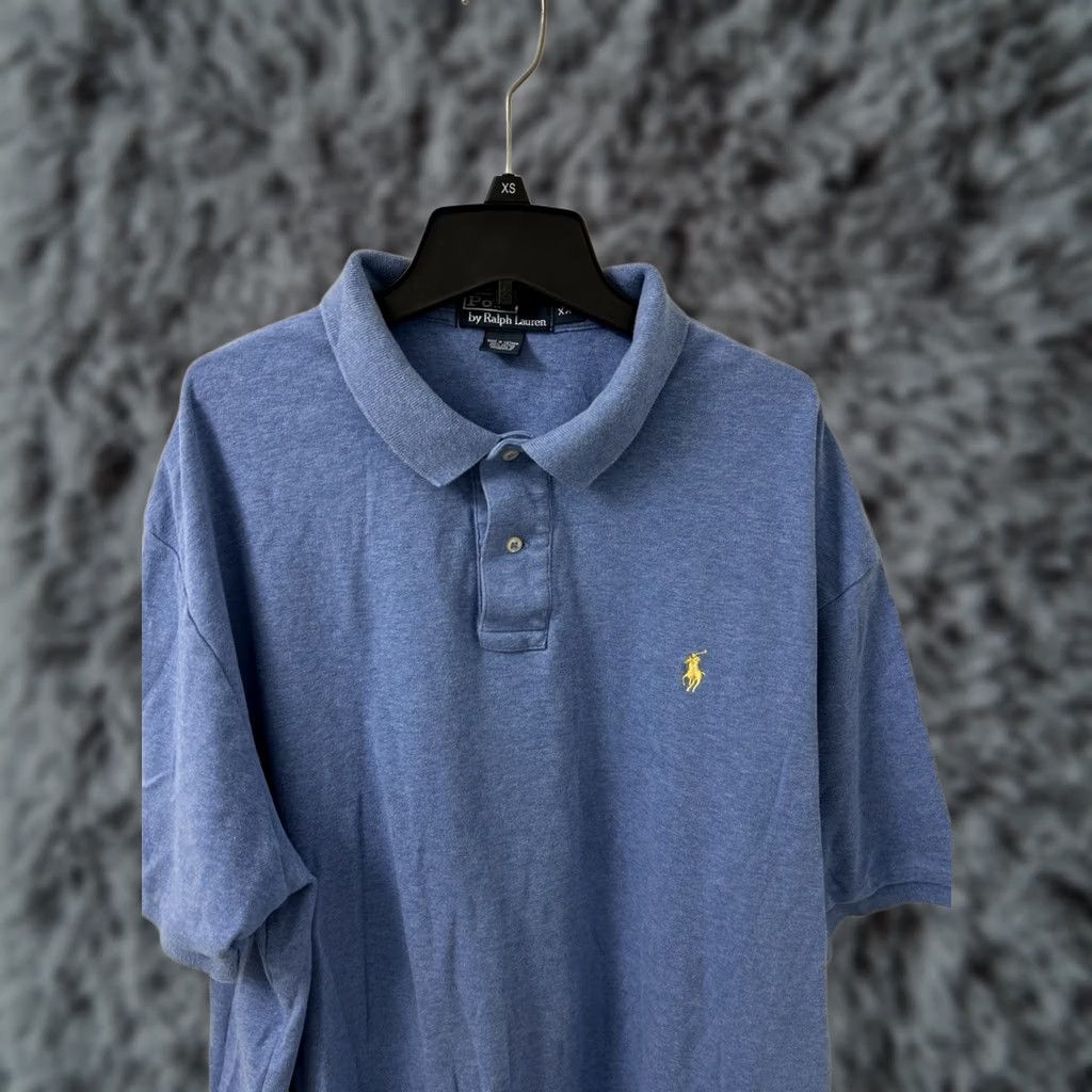 Polo Ralph Lauren VINTAGE Polo Ralph Lauren Shirt Mens 2XL Blue Yellow Pony Short Sleeve Polo by Ralph Lauren Mens 2XL Blue Size US XXL / EU 58 / 5 - 1 Thumbnail