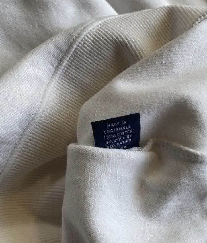 Polo Ralph Lauren Vintage Polo Ralph Lauren Big Logo White Hoodie Size US L / EU 52-54 / 3 - 4 Thumbnail