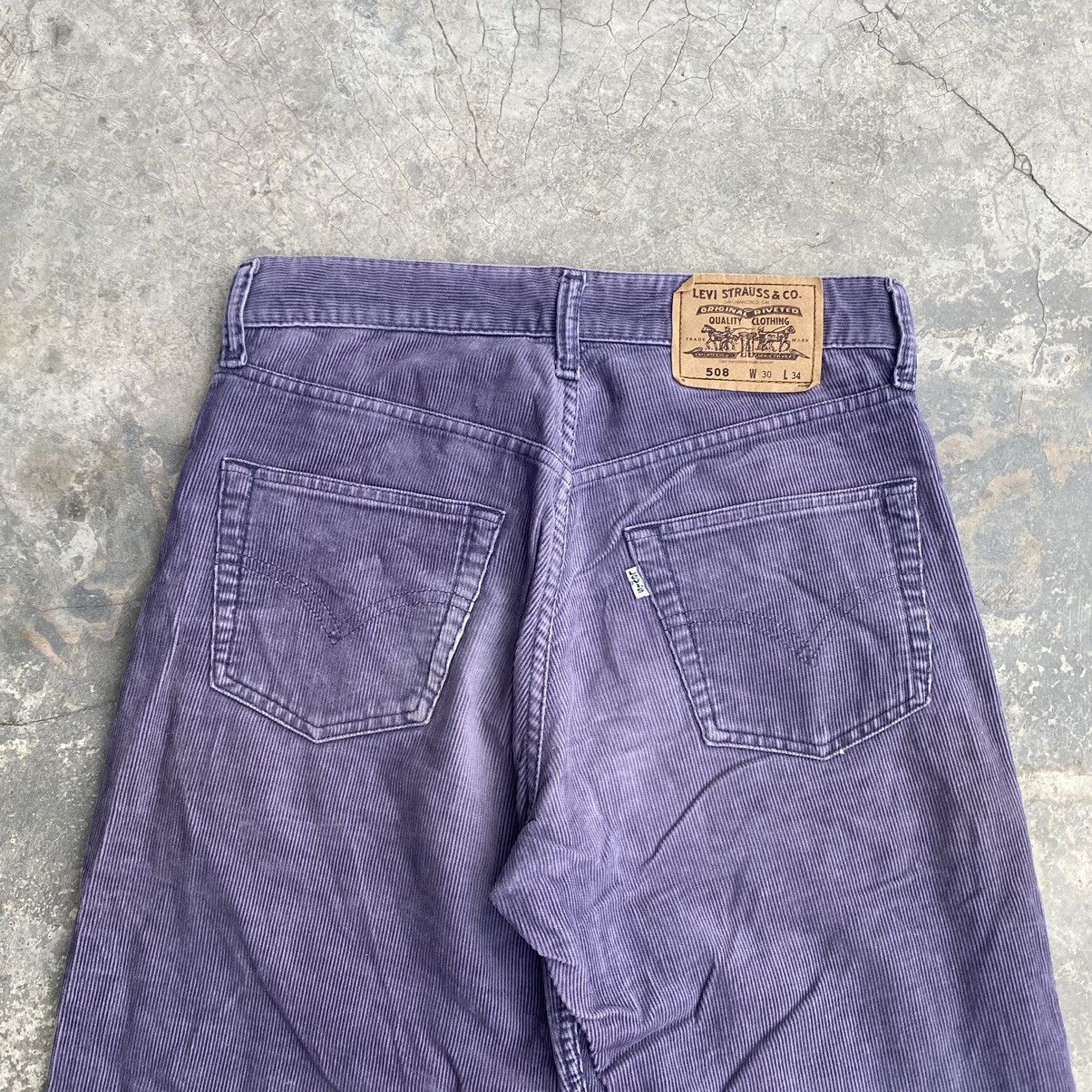 Levi's Vintage Clothing 98’ Lot 508 corduroy jeans LV009 Size US 29 - 4 Thumbnail