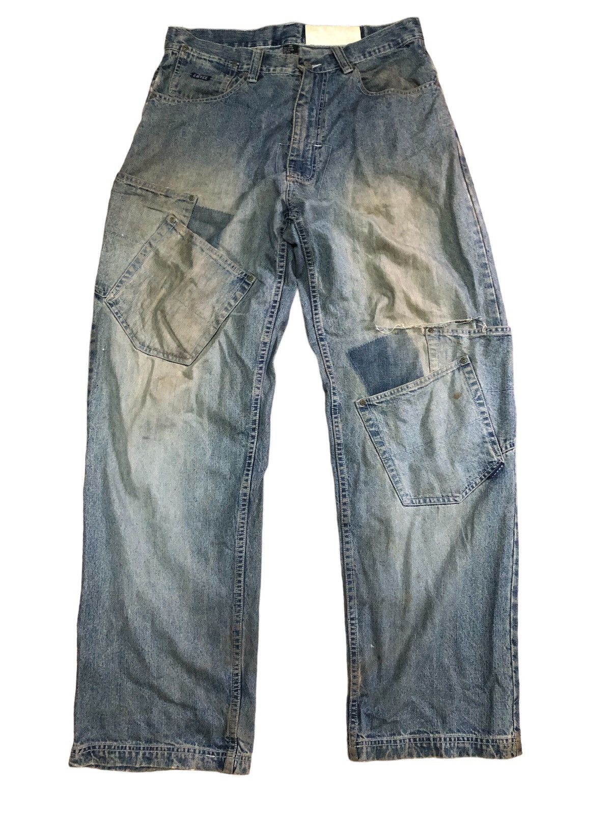 Enyce × JNCO ENYCE Baggy Multi pocket Denim pants Size US 33 - 1 Thumbnail