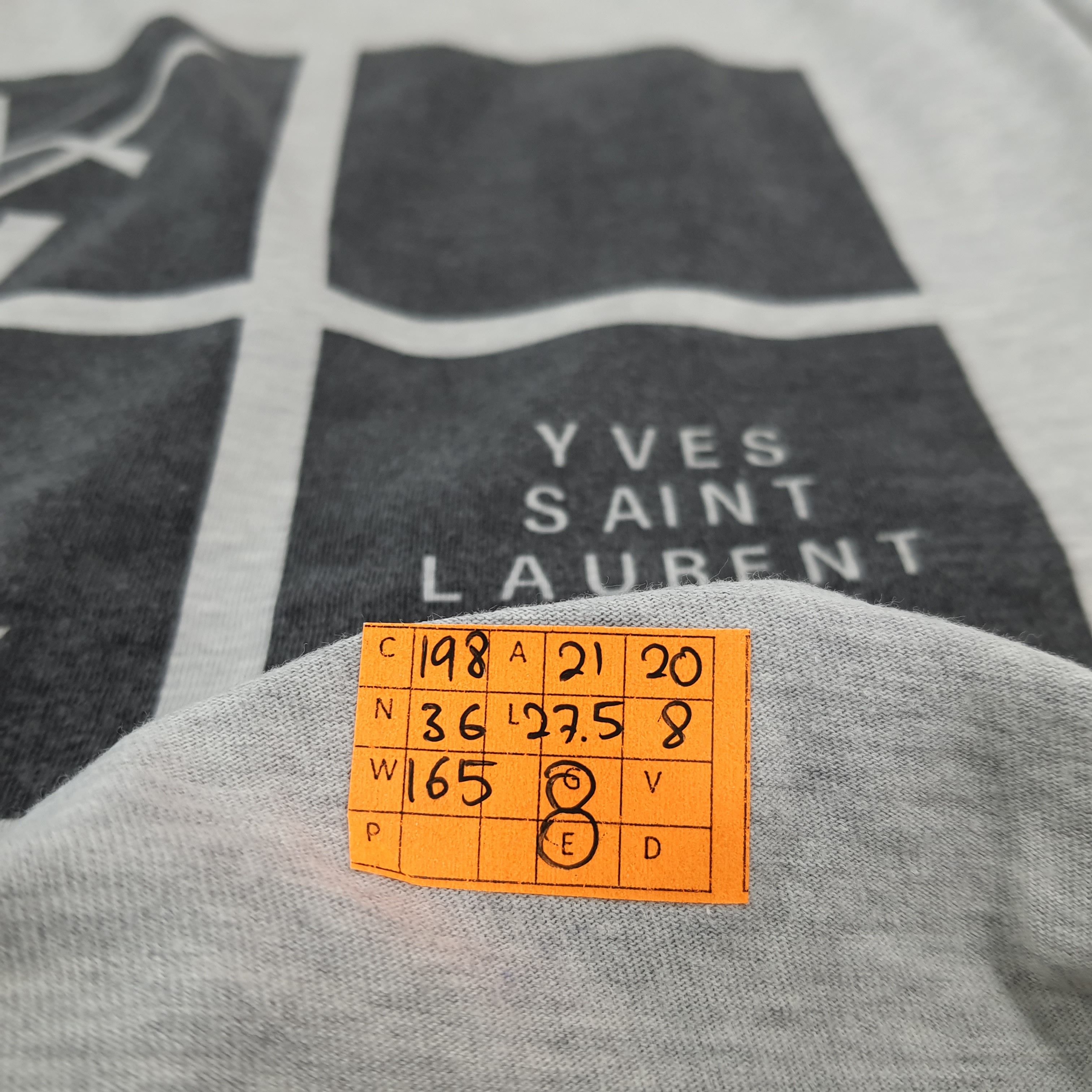 Vintage × Yves Saint Laurent Vintage Yves Saint Laurent Italian Brand Tshirt Size US L / EU 52-54 / 3 - 7 Thumbnail