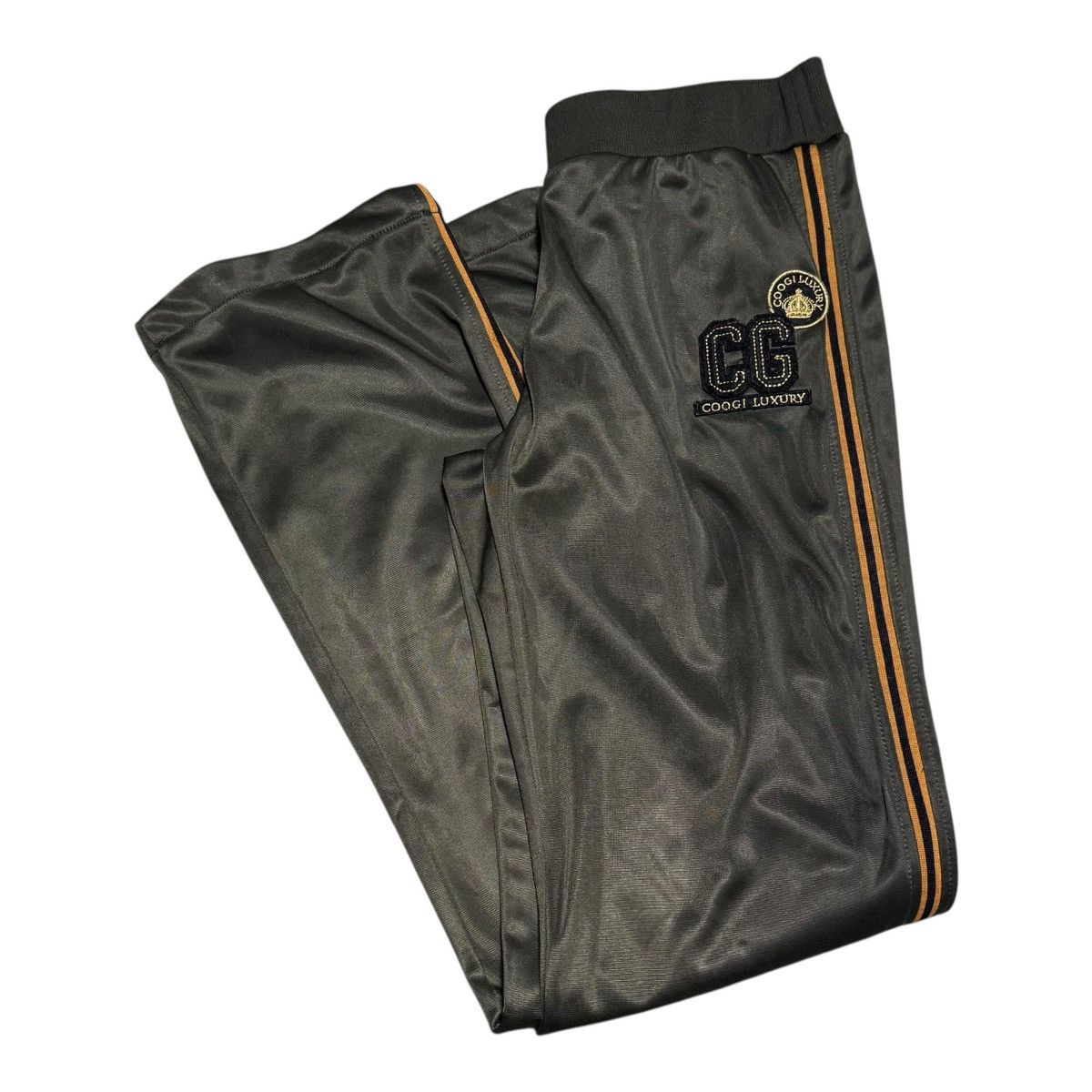 Coogi Coogi Luxury 100% Polyester Green Track Pants Women’s Large Size 30" / US 8 / IT 44 - 1 Thumbnail
