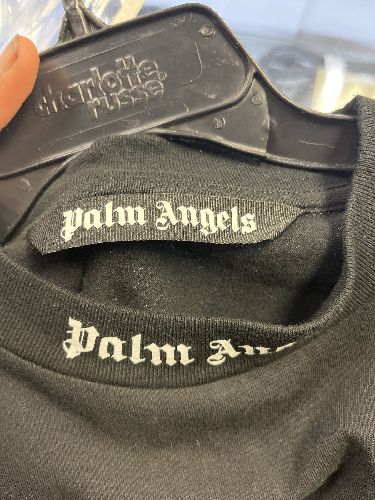 Palm Angels Palm Angels Black Back Logo Size US M / EU 48-50 / 2 - 3 Thumbnail