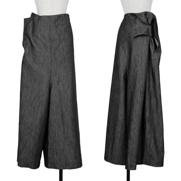 Yohji Yamamoto Yohji Yamamoto High Waist Wide Leg Pants-dmc Size US 30 / EU 46 - 1 Thumbnail