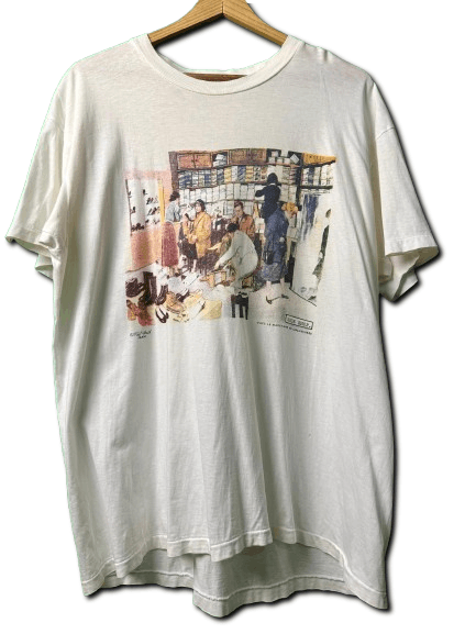 Designer × Paul Smith × Vintage Paul Smith SHOE SHOP. Chez Le Marchand De Chaussures T-Shirt Size US L / EU 52-54 / 3 - 1 Thumbnail