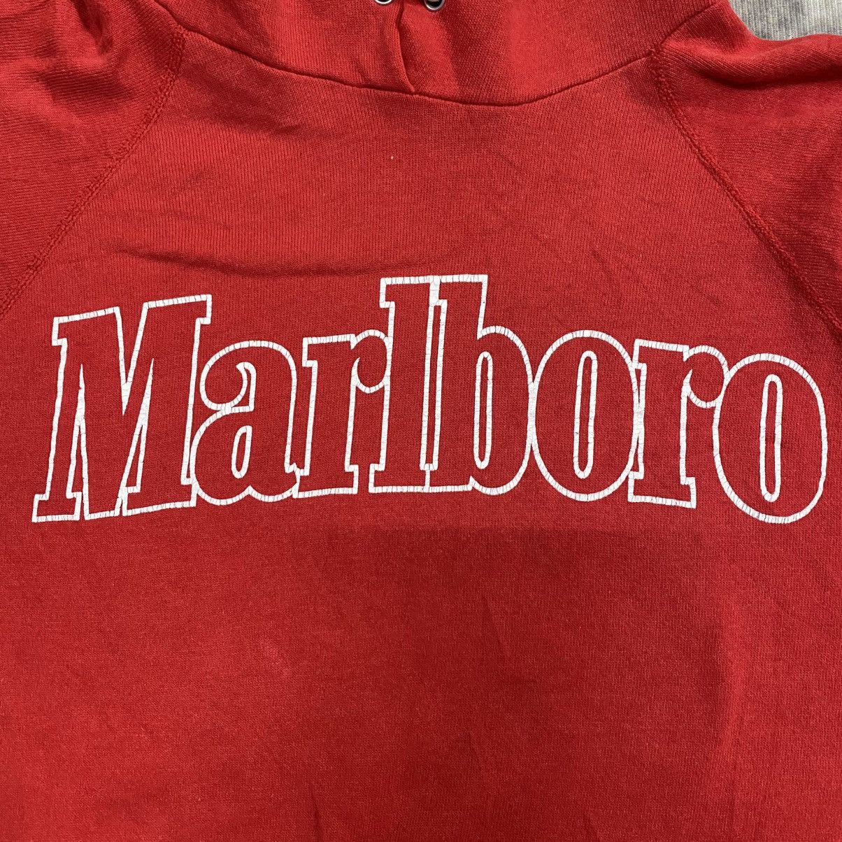 Marlboro Vintage 90s MARLBORO Spellout Hoodie Size US S / EU 44-46 / 1 - 2 Thumbnail