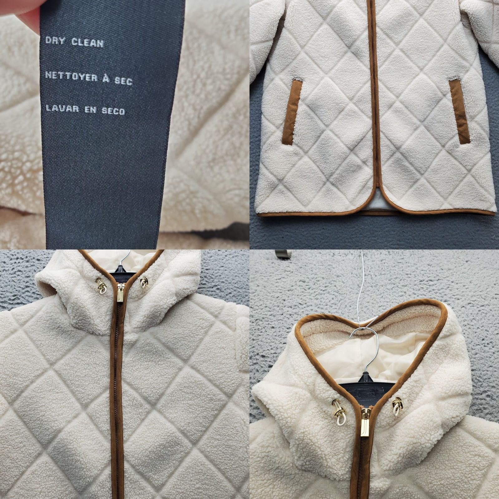 Jones New York Jones New York Diamond Sherpa Jacket Womens Size M Size M / US 6-8 / IT 42-44 - 8 Thumbnail
