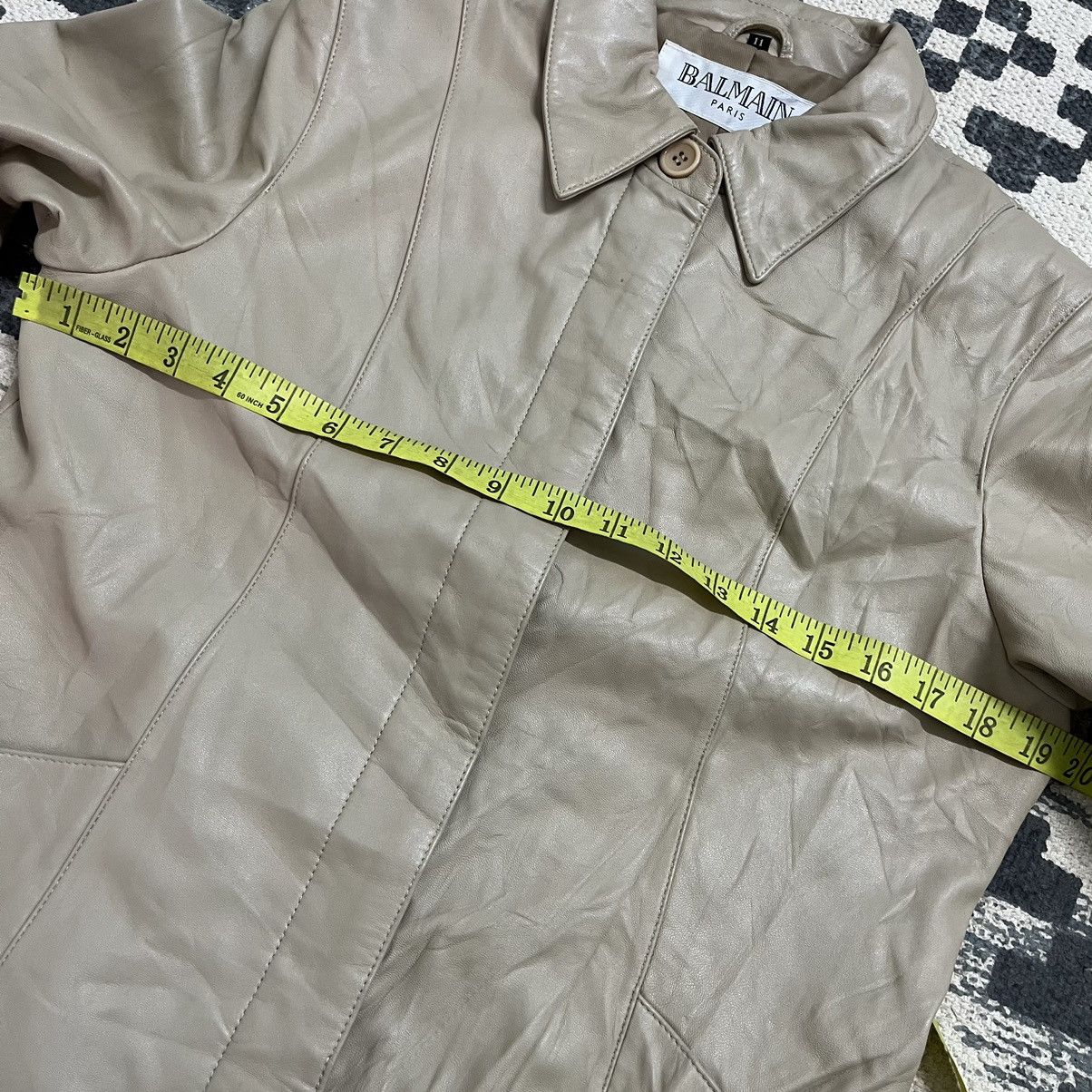 Balmain Authentic Balmain Paris Sheep Leather Button Jacket Size S / US 4 / IT 40 - 9 Thumbnail