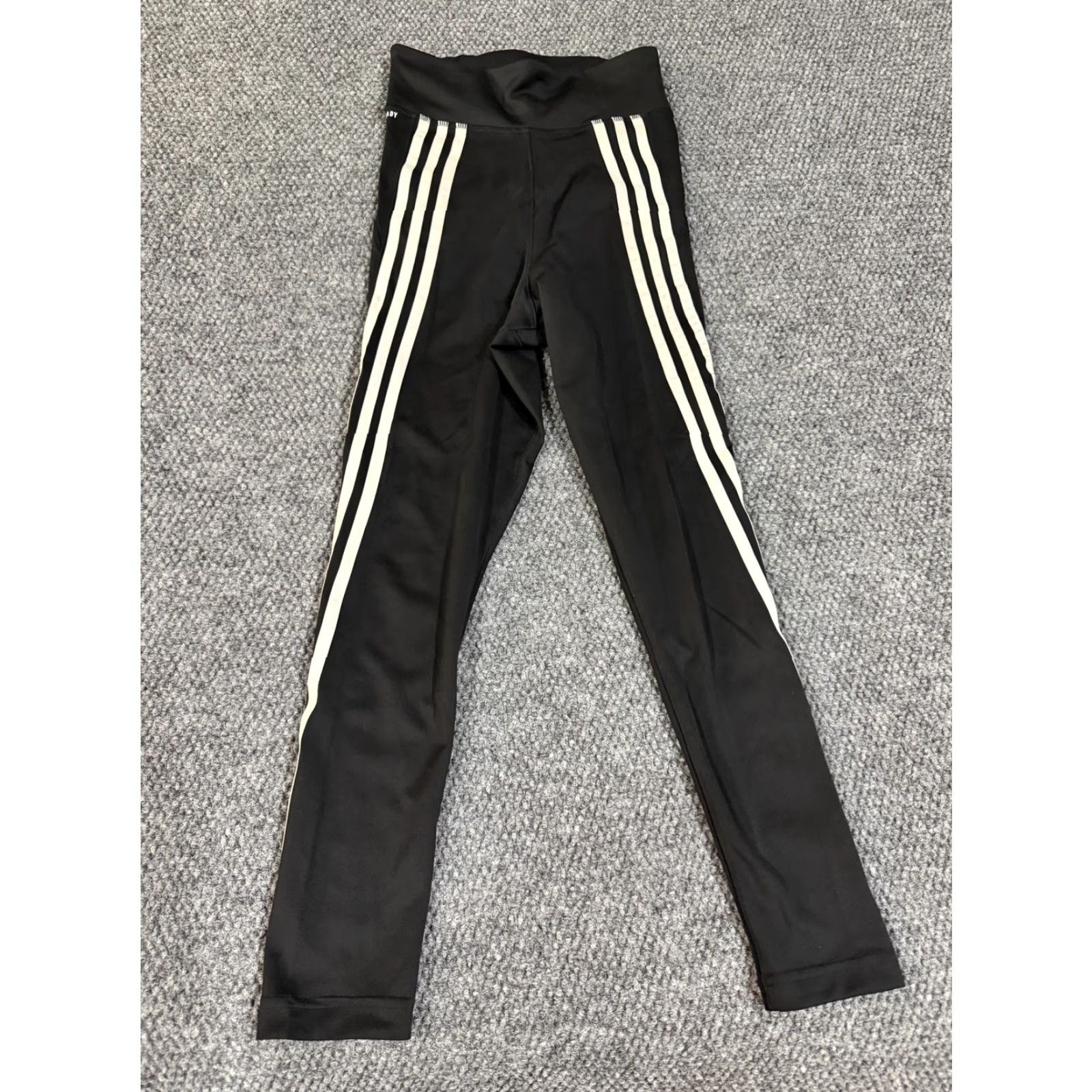 Adidas Adidas AEROREADY Leggings Womens XS Black Three Stripes Compression Running Size 26" / US 2 / IT 38 - 2 Thumbnail