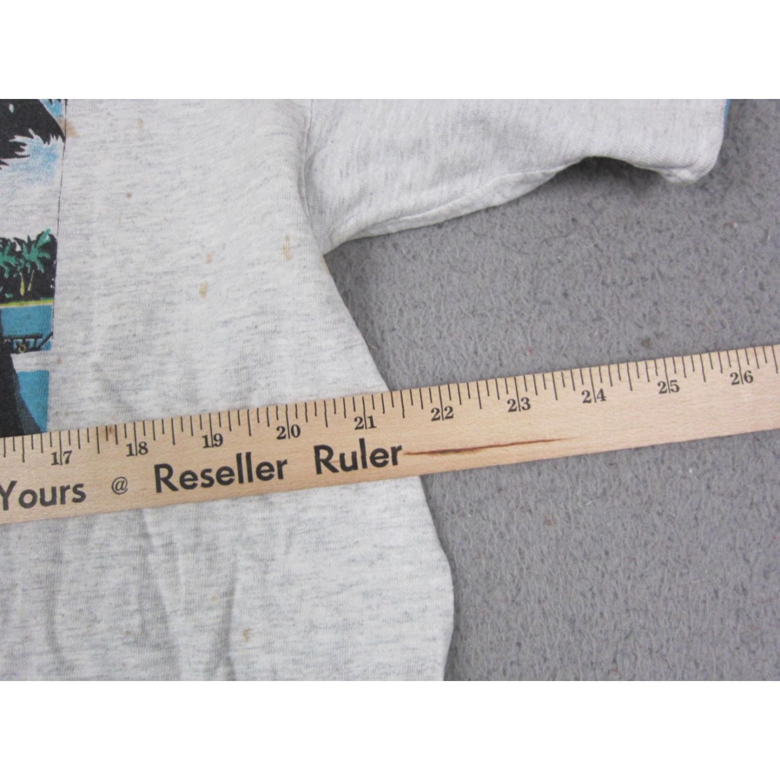 Anvil VINTAGE Anvil Shirt Men XL Gray 90s Beach Florida Short Sleeve Crew Neck Size US XL / EU 56 / 4 - 7 Thumbnail