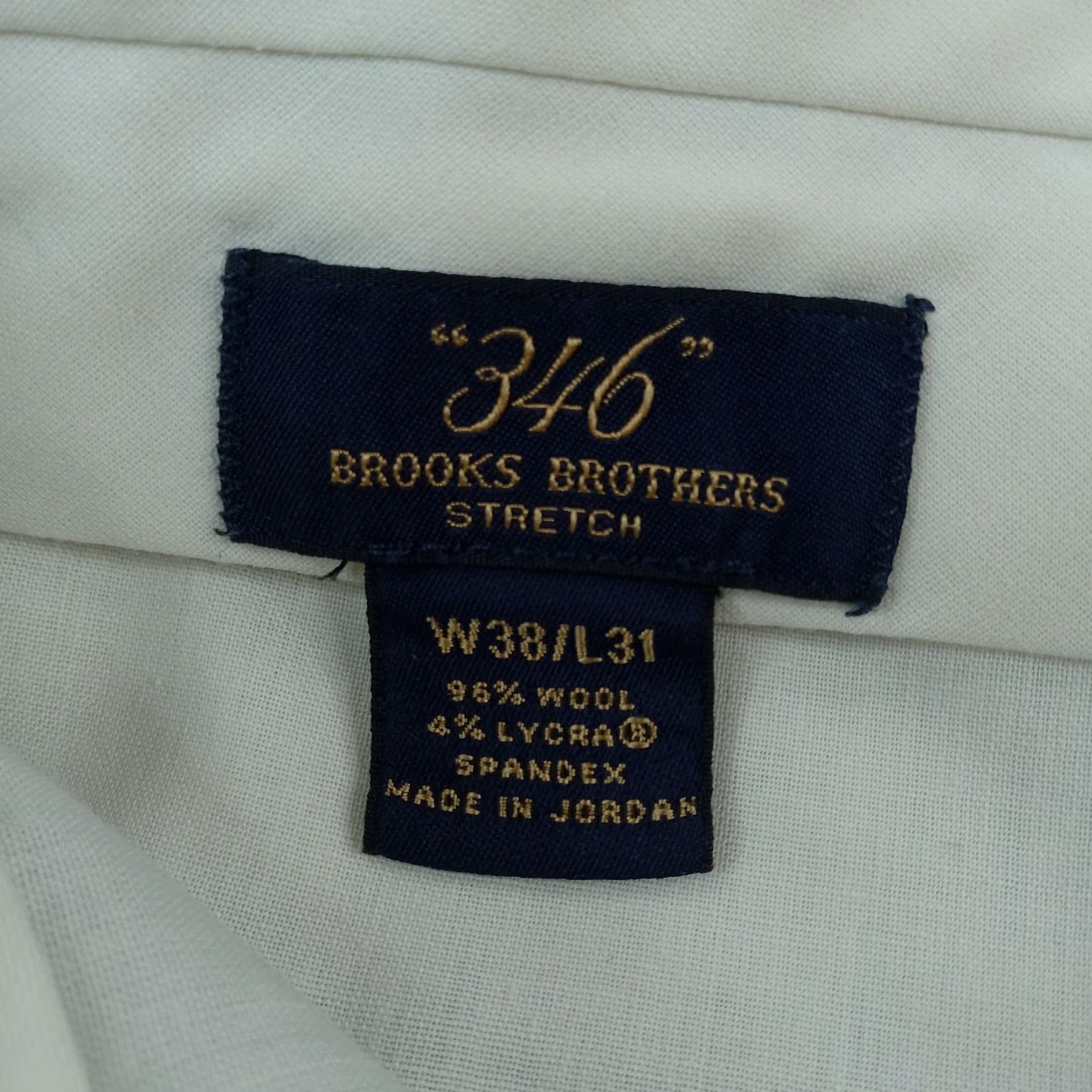 Brooks Brothers Brooks Brothers Mens 38x31 Brown Straight Leg Stretch Dress Pants Size US 36 / EU 52 - 7 Thumbnail