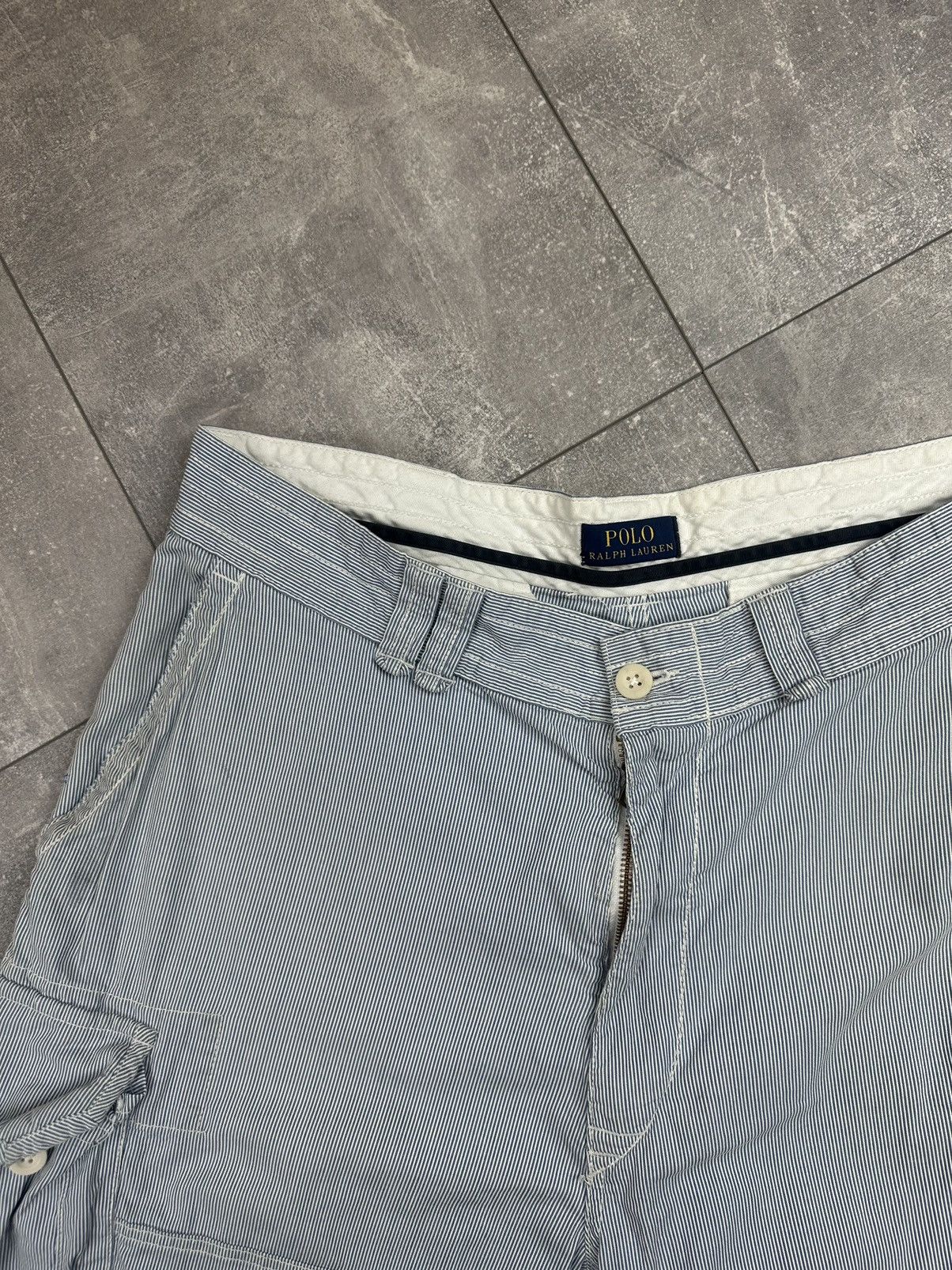 Polo Ralph Lauren Polo Ralph Lauren Cargo Striped Shorts Size US 38 / EU 54 - 5 Thumbnail