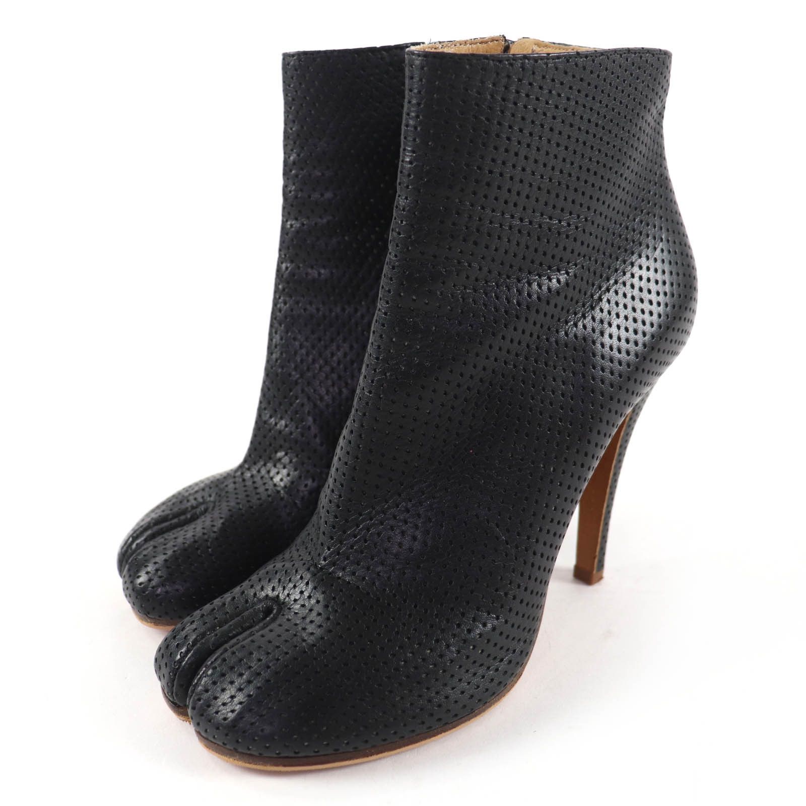 Maison Margiela Maison Margiela Maison Margiela Tabi Leather Ankle Boots Leather Shoes DUTY FREE for USA Size ONE SIZE - 1 Thumbnail