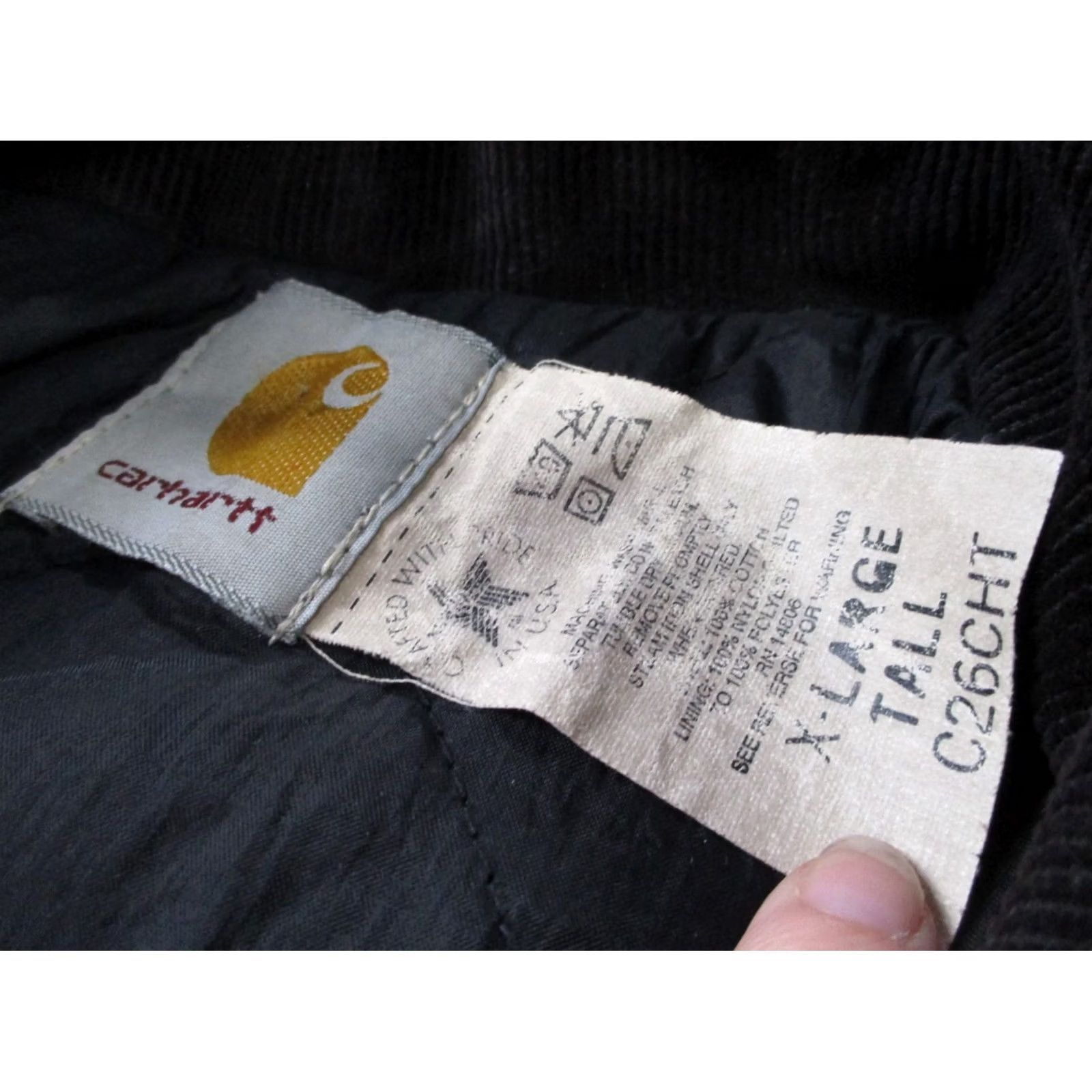 Carhartt VINTAGE Carhartt Jacket Men XL Tall Canvas Arctic Lined Work Coat C26CHT Heavy Size US XL / EU 56 / 4 - 6 Thumbnail