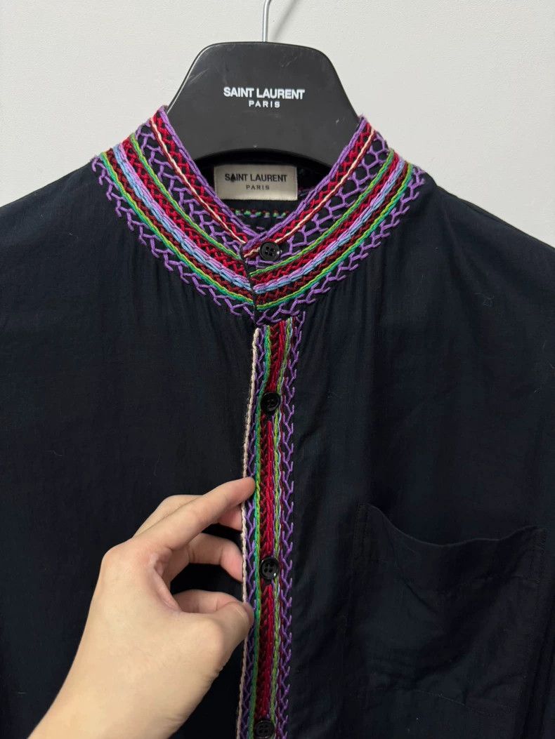 Saint Laurent Paris saint laurent paris size 38 15ss Show Style Woven Embroider Size US M / EU 48-50 / 2 - 3 Thumbnail