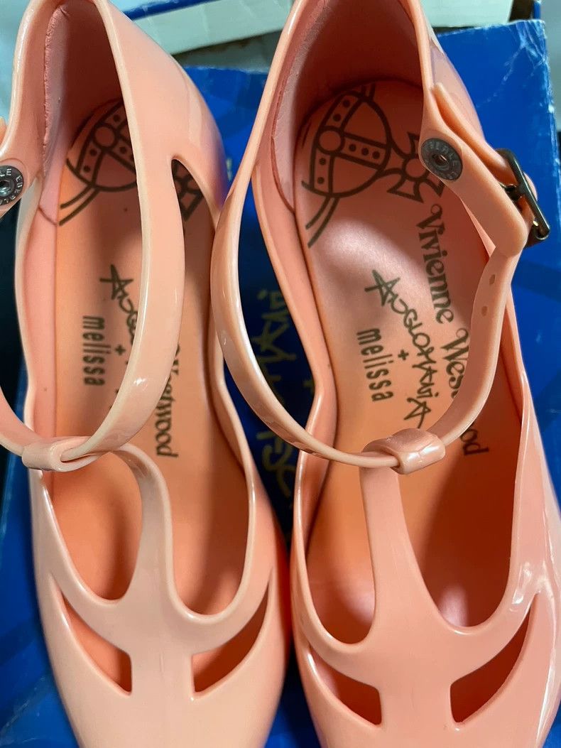 Vivienne Westwood Vivienne Westwood Salmon Pink Mary Jane Heels Size US 5 / IT 35 - 2 Thumbnail